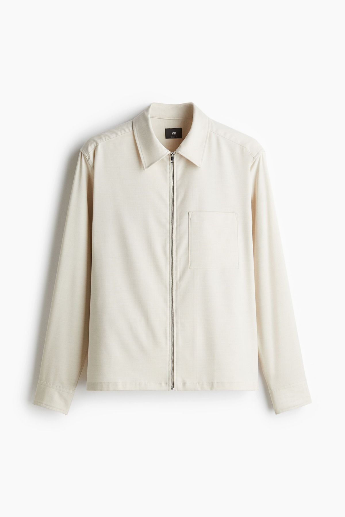 H&M Gabardin Overshirt Gömlek Regular Fit