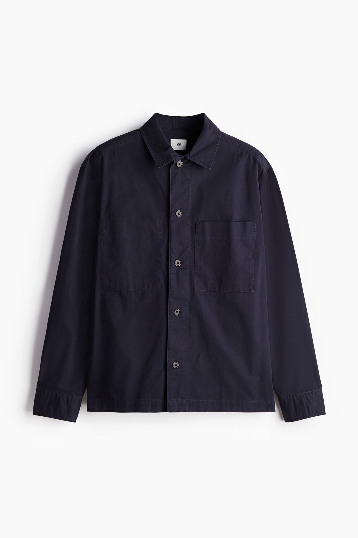 H&M HM Yeni Sezon Regular Fit Gabardin Overshirt Gömlek