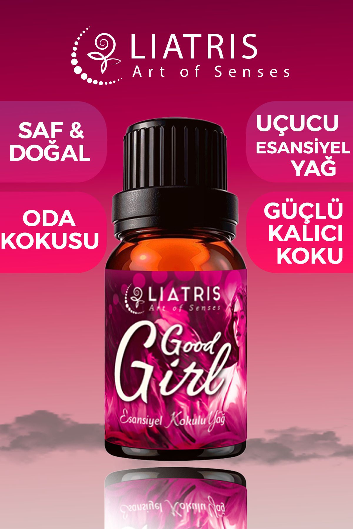 liatris Good Girl esansiyel uçucu yağ,hava nemlendirici,buhurdanlık,oda parfümü 10ml %100 Saf & doğal koku