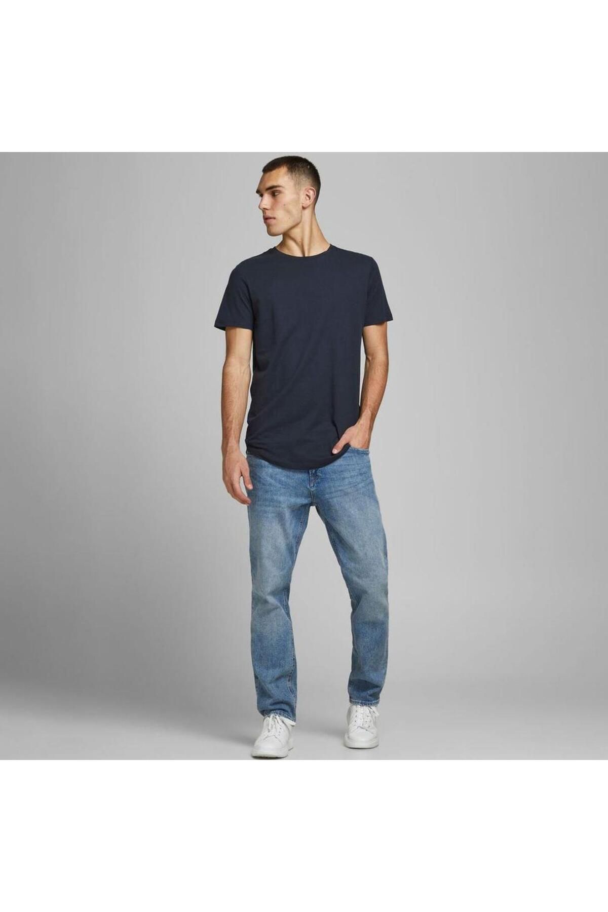 Jack & Jones Jack Jones Alt Oval Kesim T- Shirt