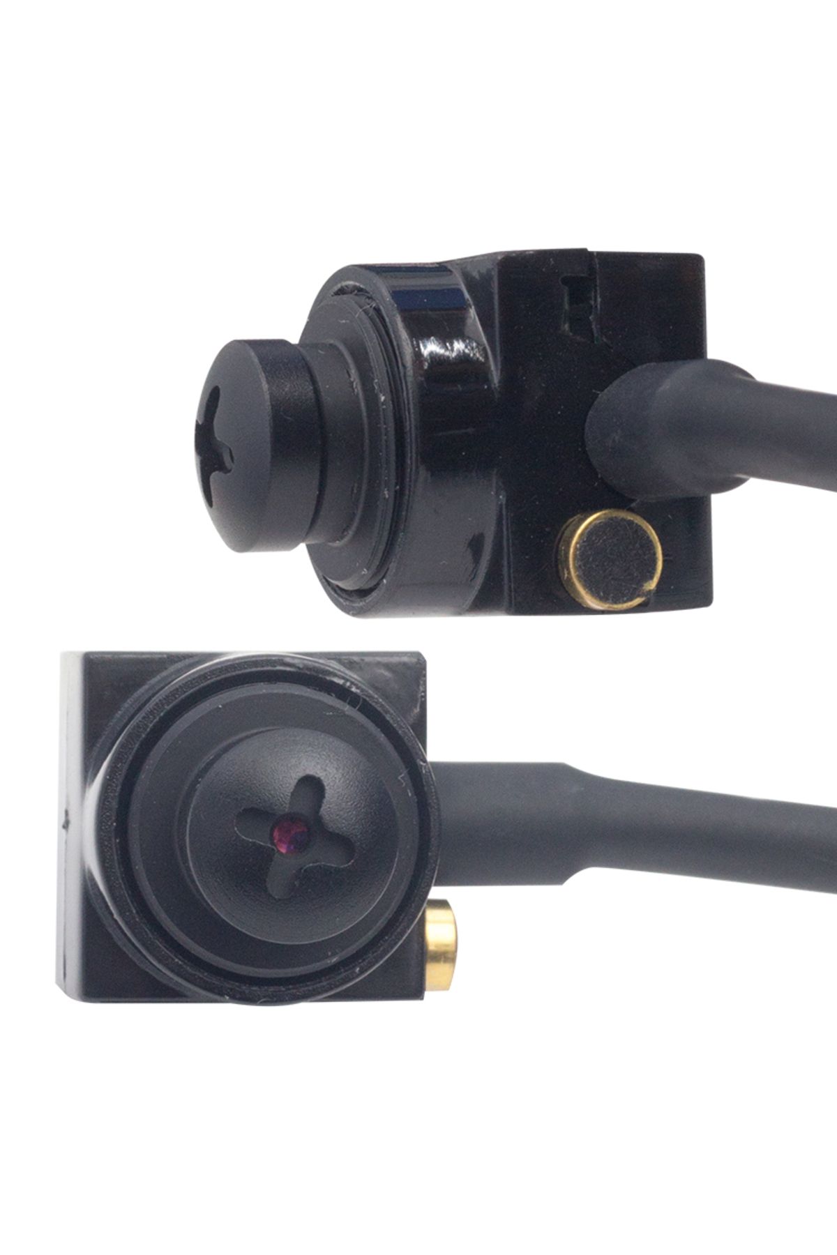 E BULURUM 3.6MM 800 TVL 1/4 SENSOR MİKROFONLU SİYAH VİDA MODEL MİNİ KAMERA (5067)