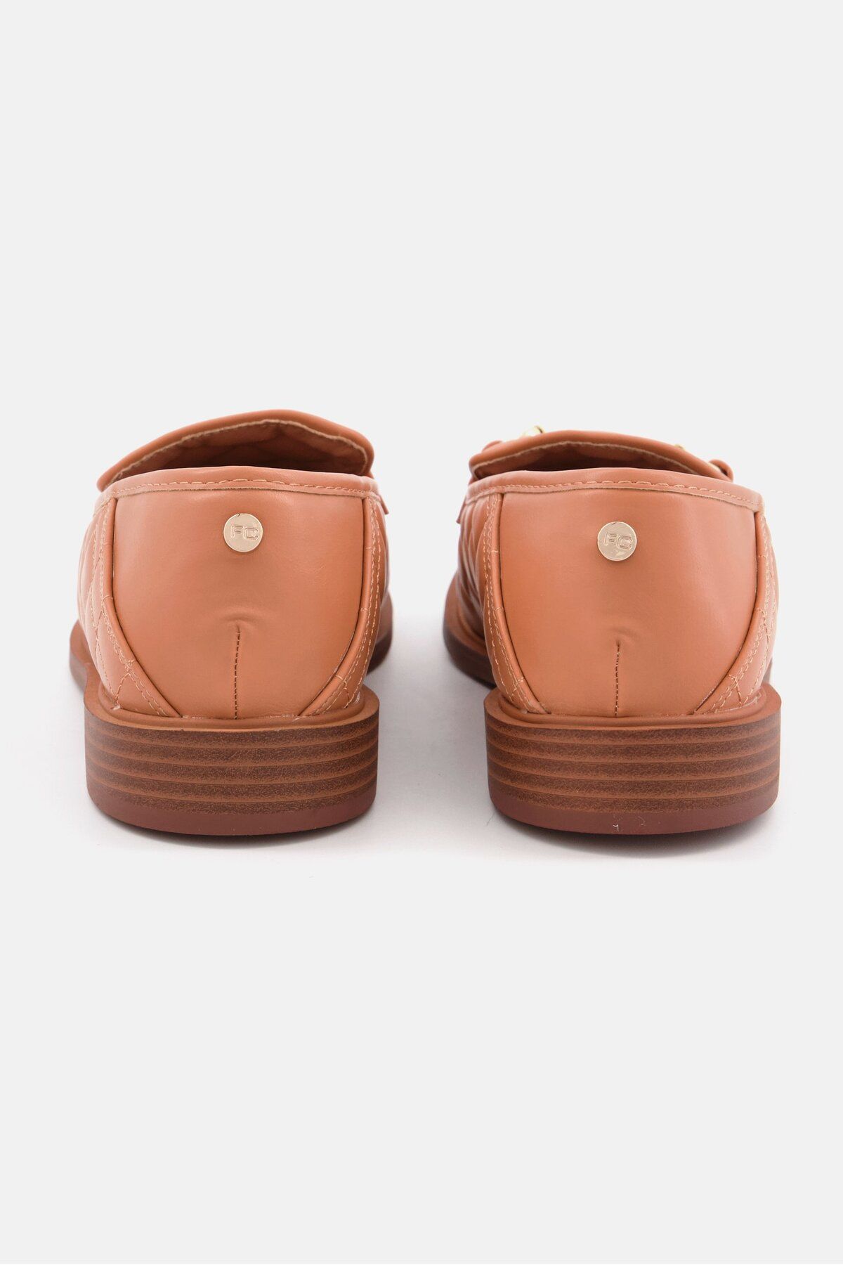 French Connection-Women Quilted Slip On Casual Shoes, Tan 4