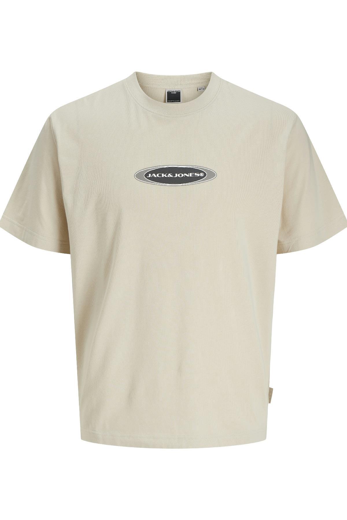 تی‌شرت مردانه طرح‌دار بژ کد ۱۲۲۷۳۸۸۰ جک اند جونز تی شرت ورزشی Jack & Jones