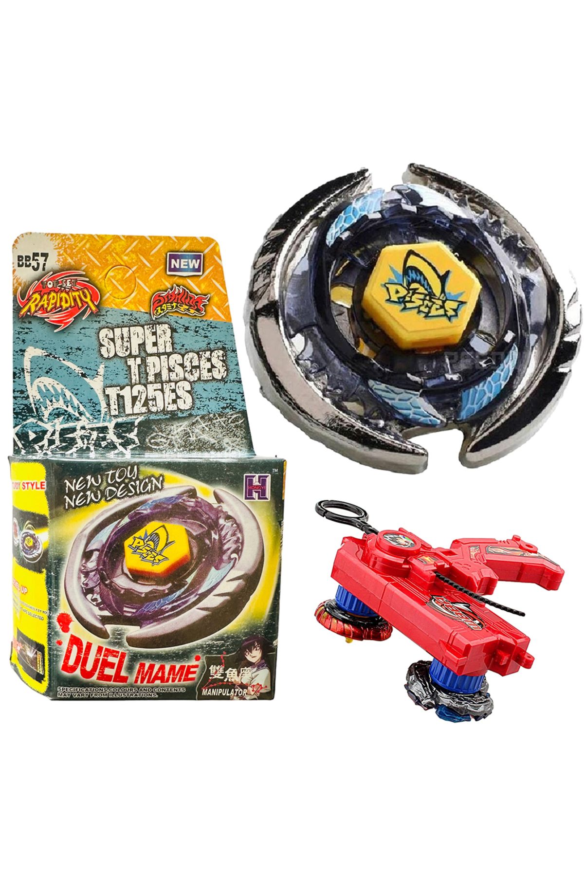 RAPIDITY BB57 BEYBLADE METAL FUSION Thermal Pisces TOPAÇ HEDİYE OYUNCAK