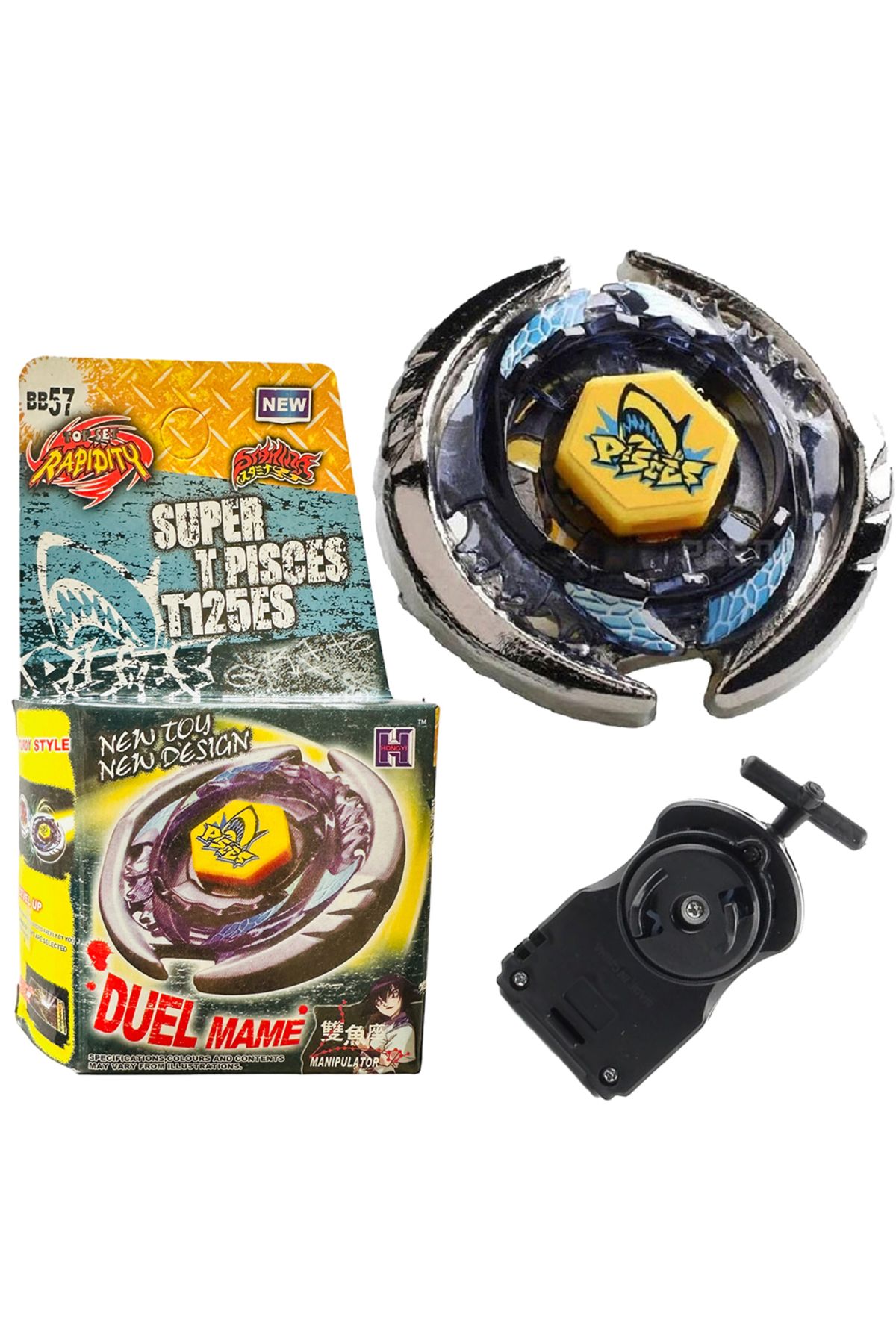 RAPIDITY BB57 BEYBLADE METAL FUSION Thermal Pisces TOPAÇ HEDİYE OYUNCAK