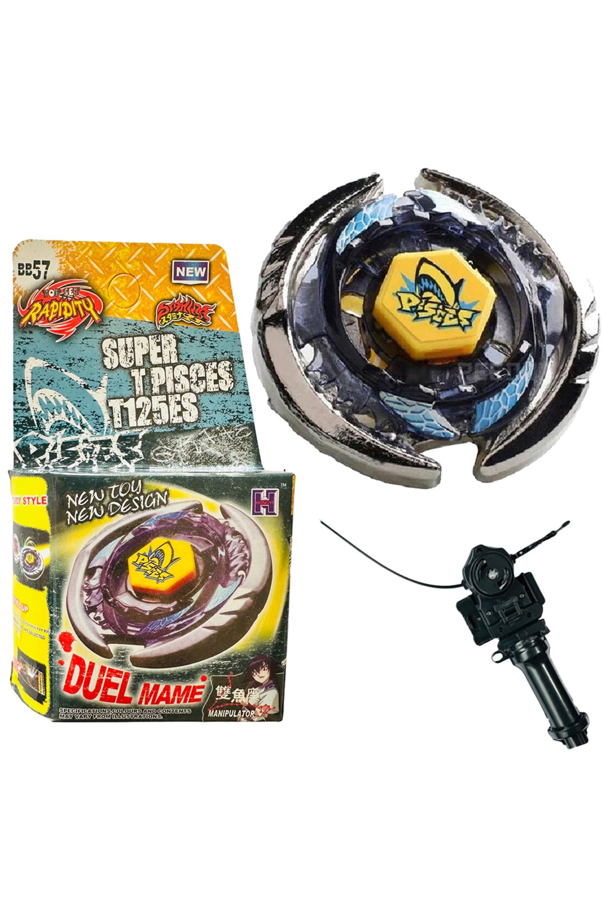 RAPIDITY BB57 BEYBLADE METAL FUSION Thermal Pisces TOPAÇ HEDİYE OYUNCAK