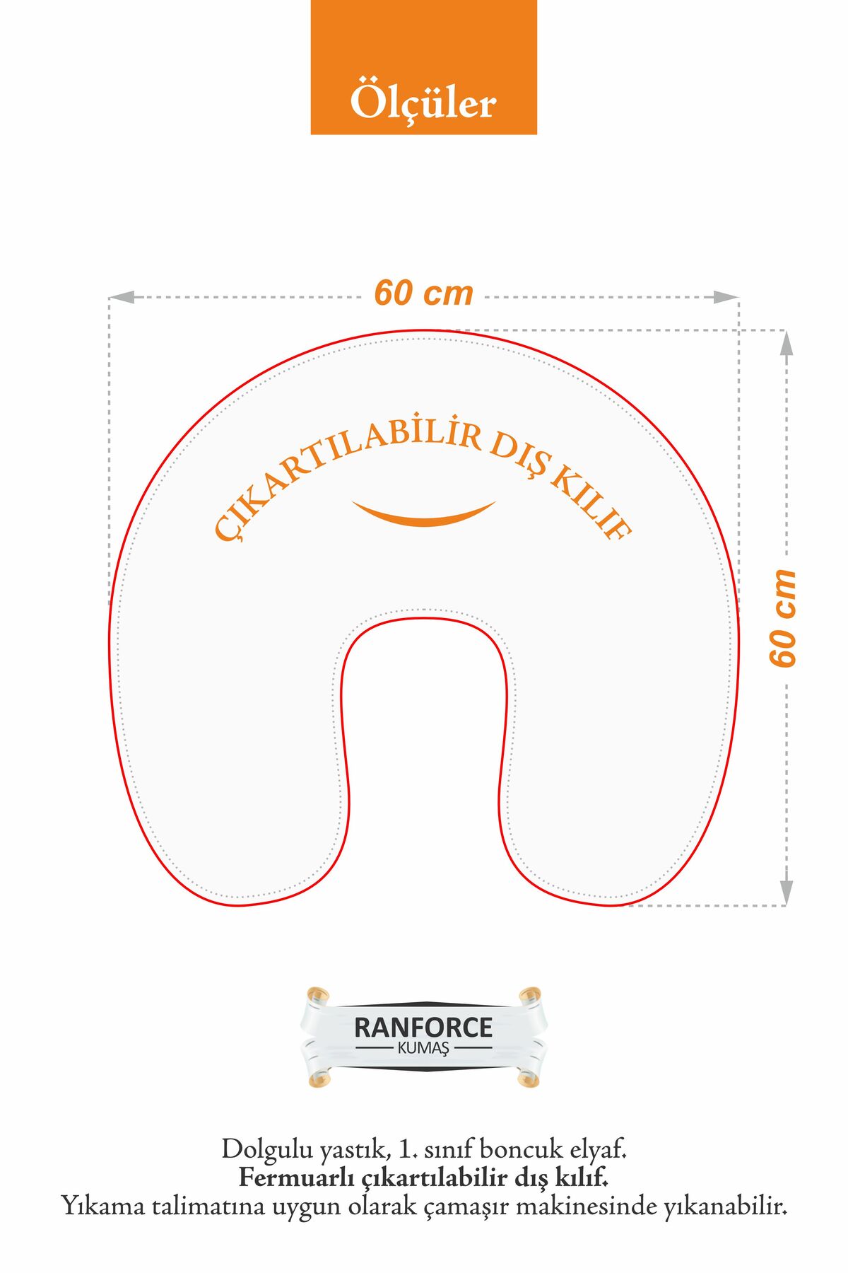 Fisun Baby Çift Taraflı Emzirme Yastığı Bebek Destek Minderi Hamile Yastığı %100 Pamuk - Bebek Gri Yıldız fotoğrafı 4 (önizleme)