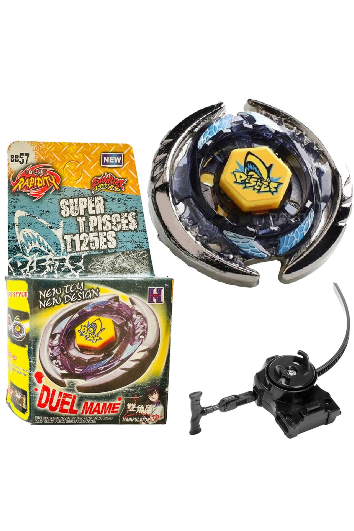 RAPIDITY BB57 BEYBLADE METAL FUSION Thermal Pisces TOPAÇ HEDİYE OYUNCAK