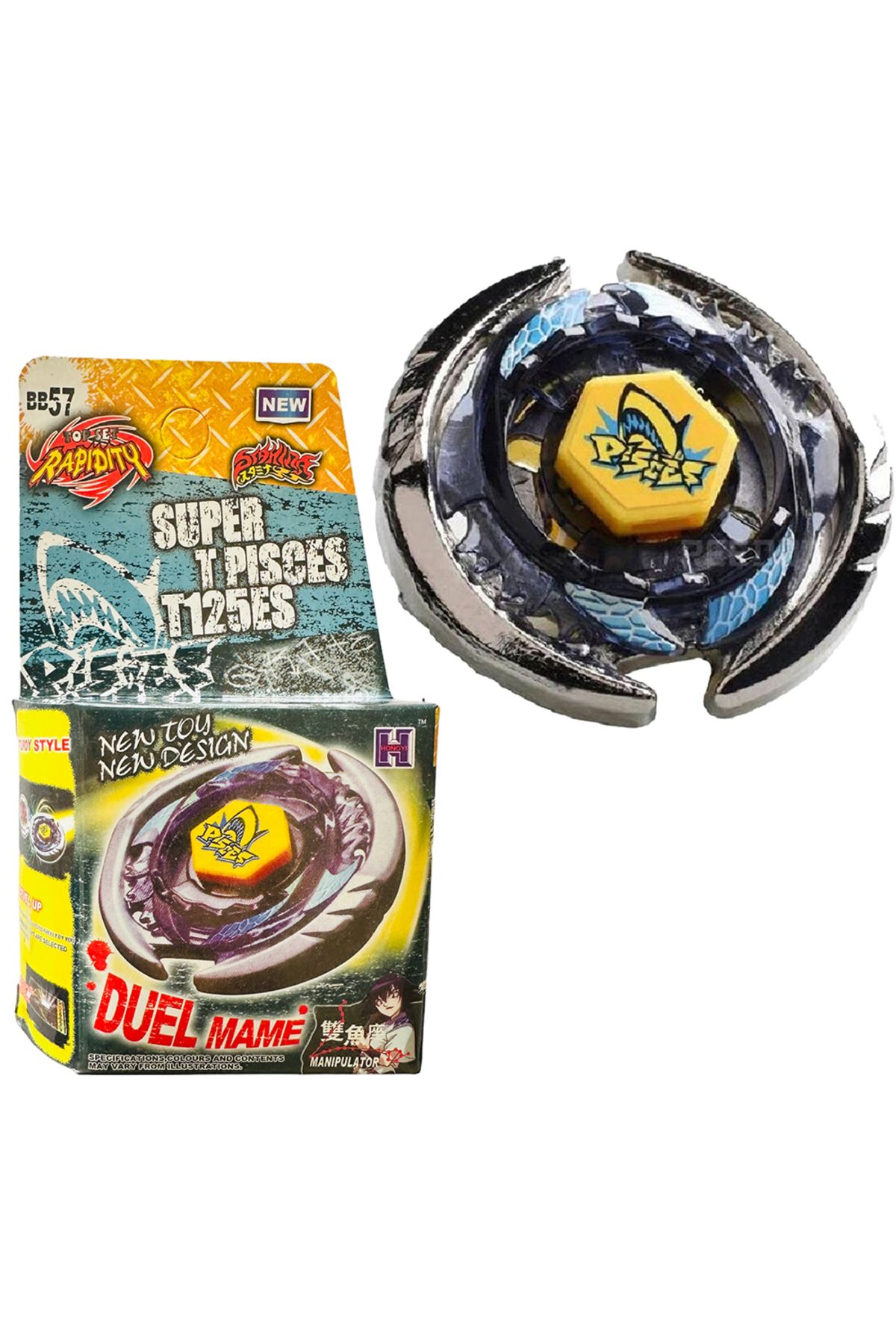 RAPIDITY BB57 BEYBLADE METAL FUSION Thermal Pisces TOPAÇ HEDİYE OYUNCAK