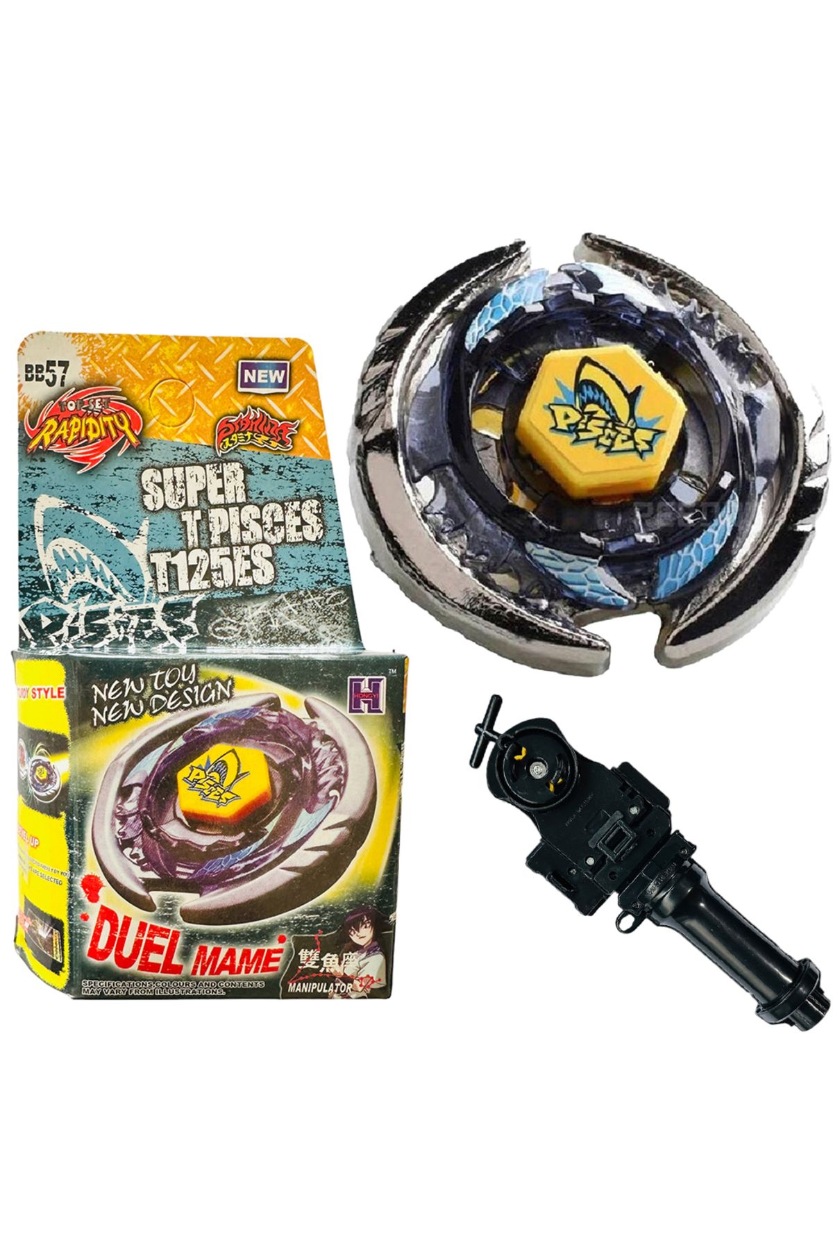 RAPIDITY BB57 BEYBLADE METAL FUSION Thermal Pisces TOPAÇ HEDİYE OYUNCAK