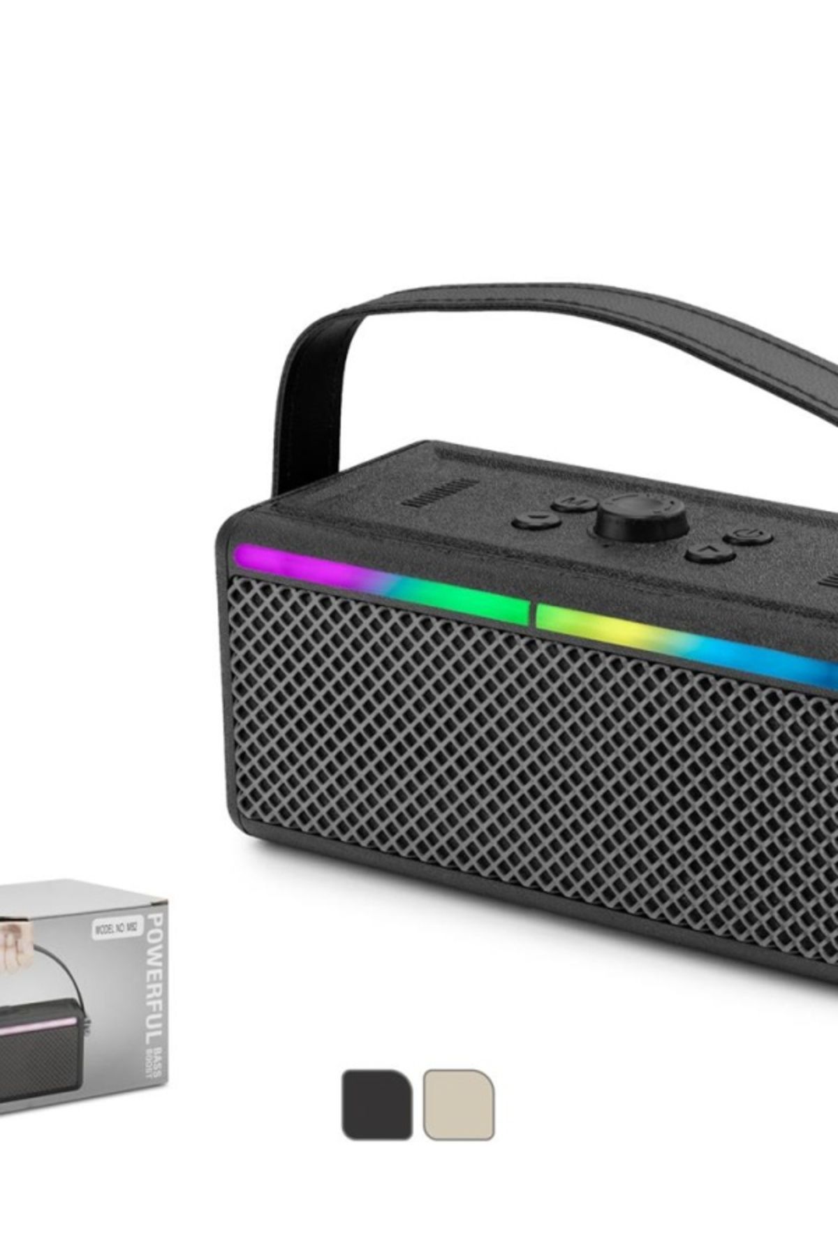 HADRON Siyah M82 Bluetooth Speaker 185-78-78MM