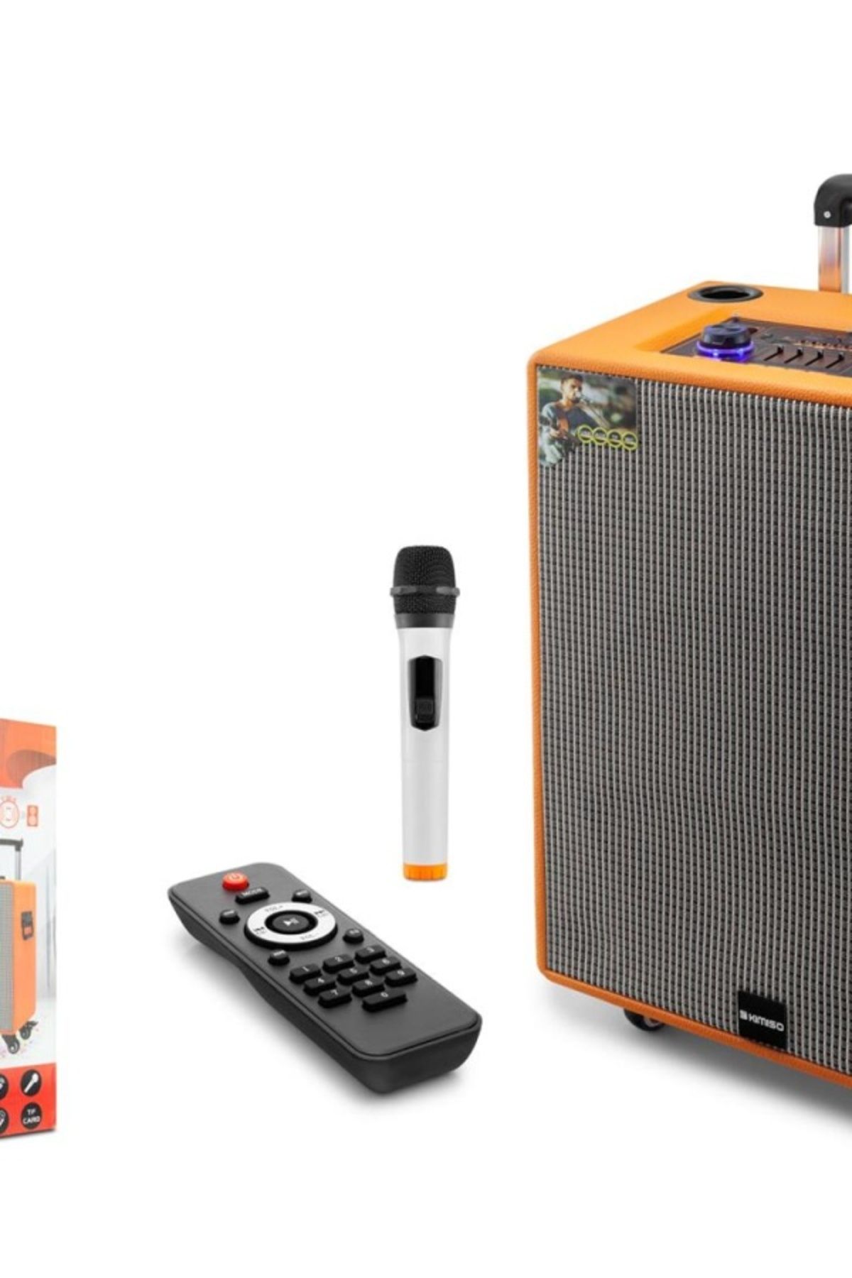 KİMİSO KIMISO QS1220 BLUETOOTH SPEAKER 12"370-270-575MM