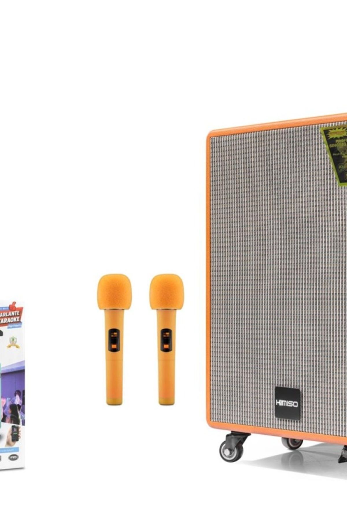 KİMİSO Kimiso QSW3 Bluetooth Speaker 12" 420-280-600MM  Usb - Fm - Tf - Aux - Tws - Bluetooth