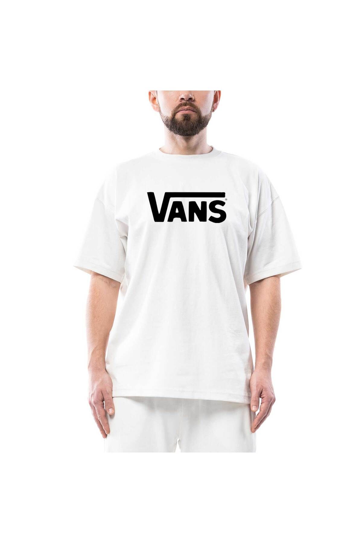 Z zepplin Vns Oversize Beyaz Tişört