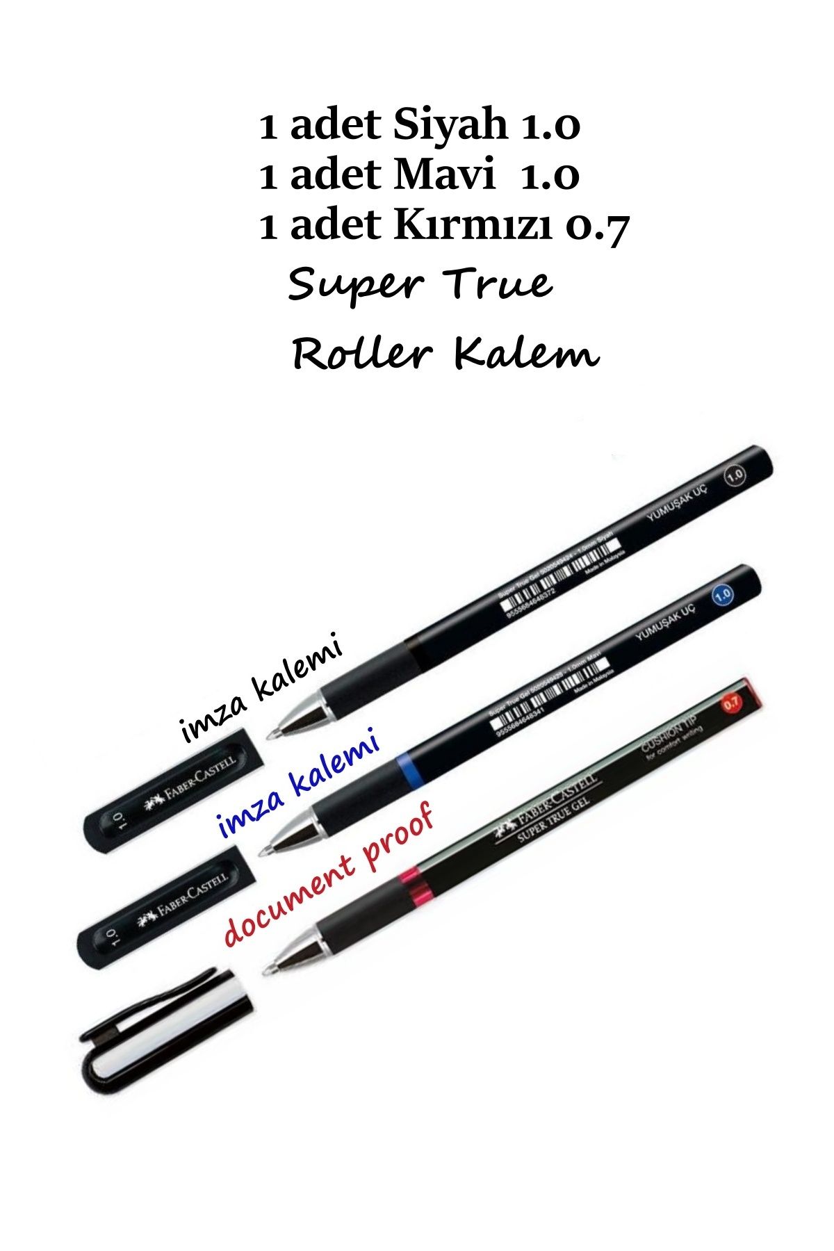 Faber Castell Super True  Gel Tükenmez Kalem  Set