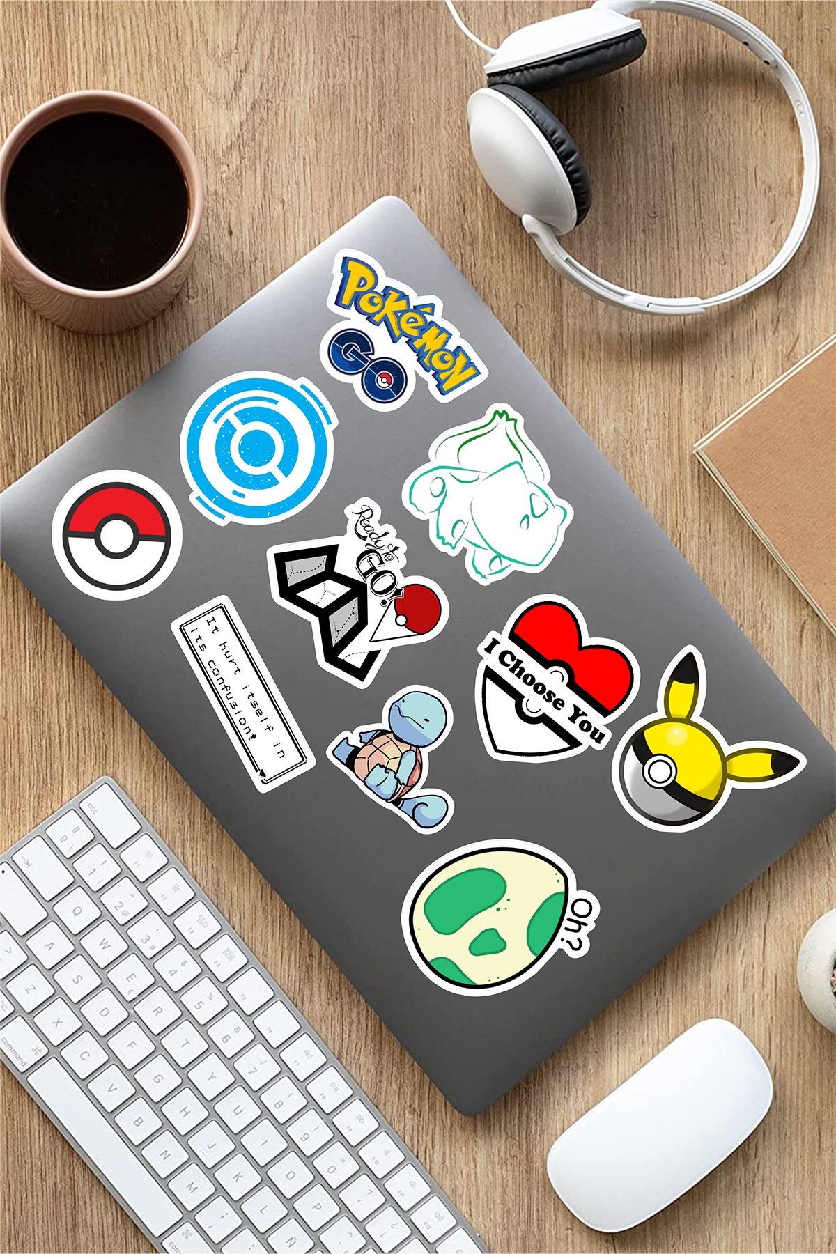 AR Sticker Game Temalı Laptop Notebook Tablet Sticker Set 12