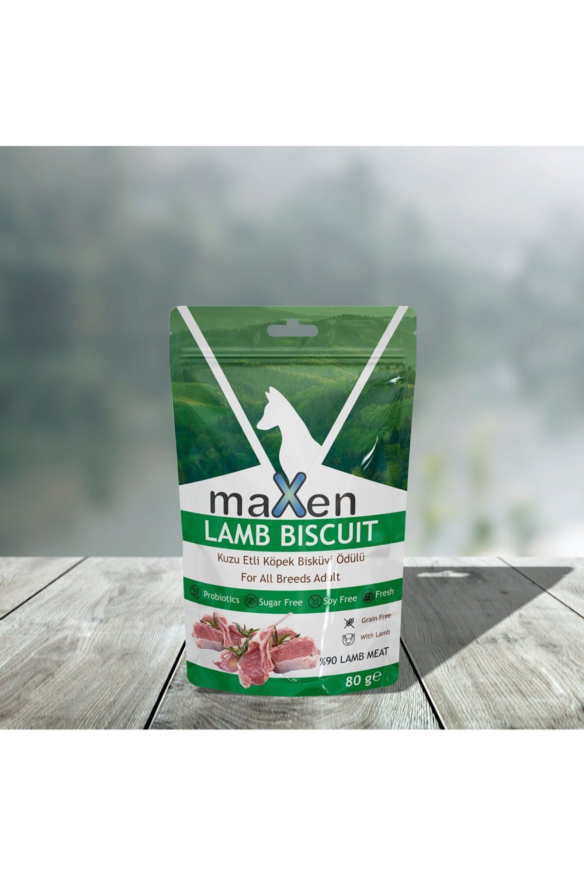 MAXEN Kuzu Etli Köpek Bisküvi Ödülü 80Gr