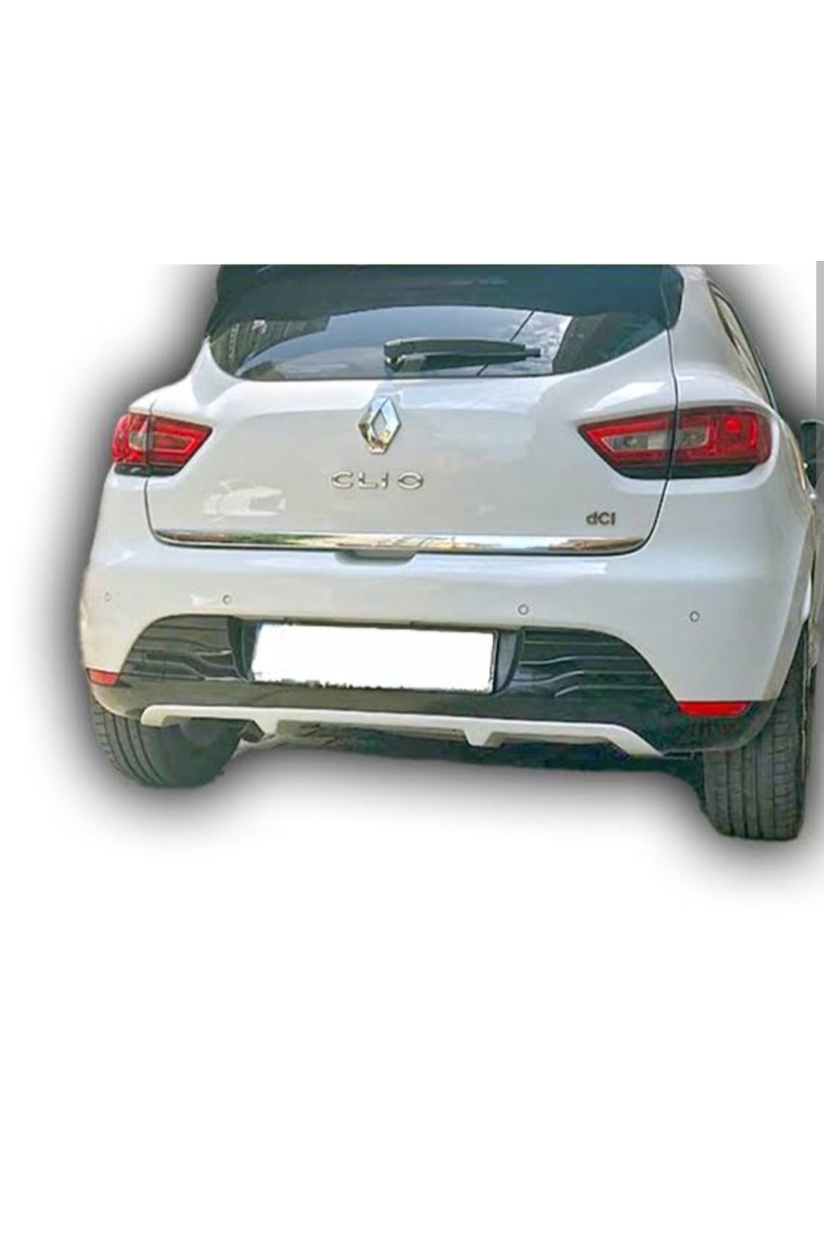 3mgarage Renault Clio 4 difüzör fiberglas ürün boyasız ham mat siyah