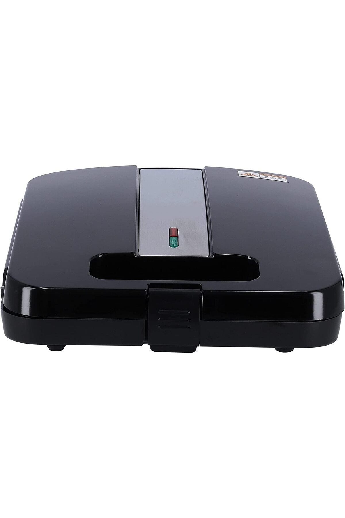 شواية بانيني كهربائية بسعة 4 شرائح بقوة 1400 واط | صانعة ساندويتشات الإفطار | ألواح ساخنة غير لاصقة على الوجهين