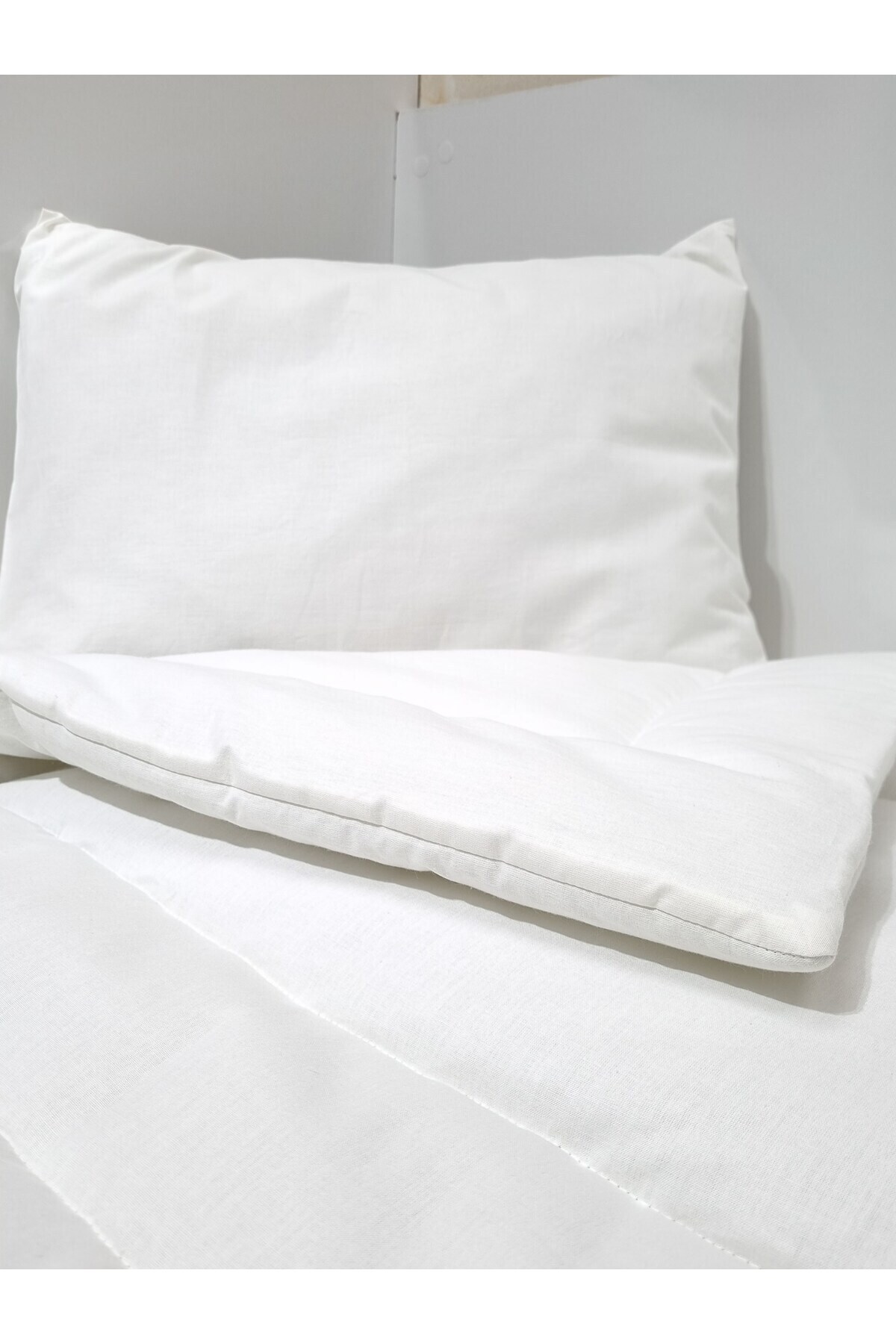 Yada Baby %100 Pamuklu Kumaştan Poplin Bebek & Yenidoğan & Çocuk Yorgan Yastık Takımı 70 X 120 Cm (3'LÜ SET) fotoğrafı 3 (önizleme)