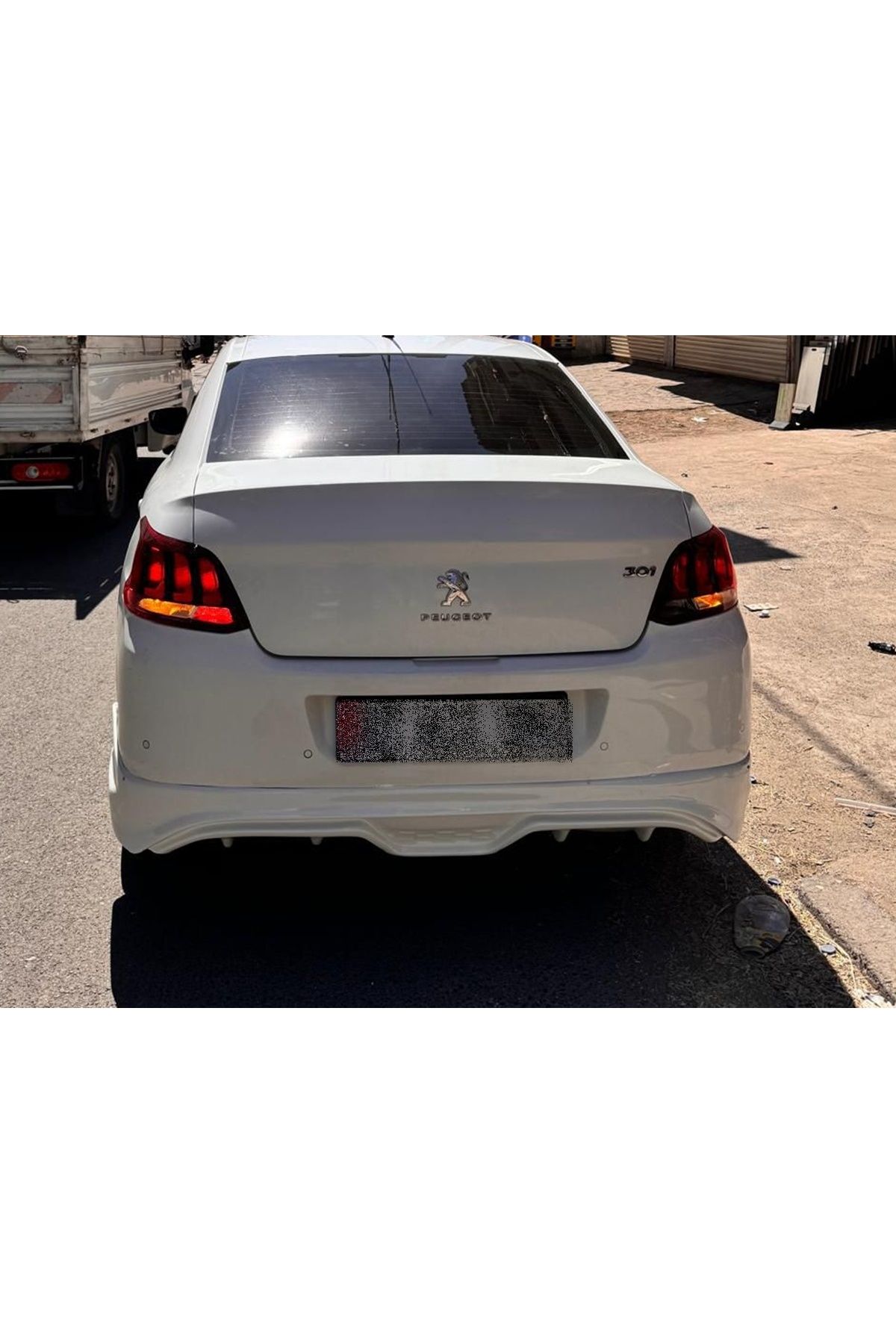 ANKARA BODYKİT PEUGEOT 301 ARKA TAMPON EKİ CUSTOM