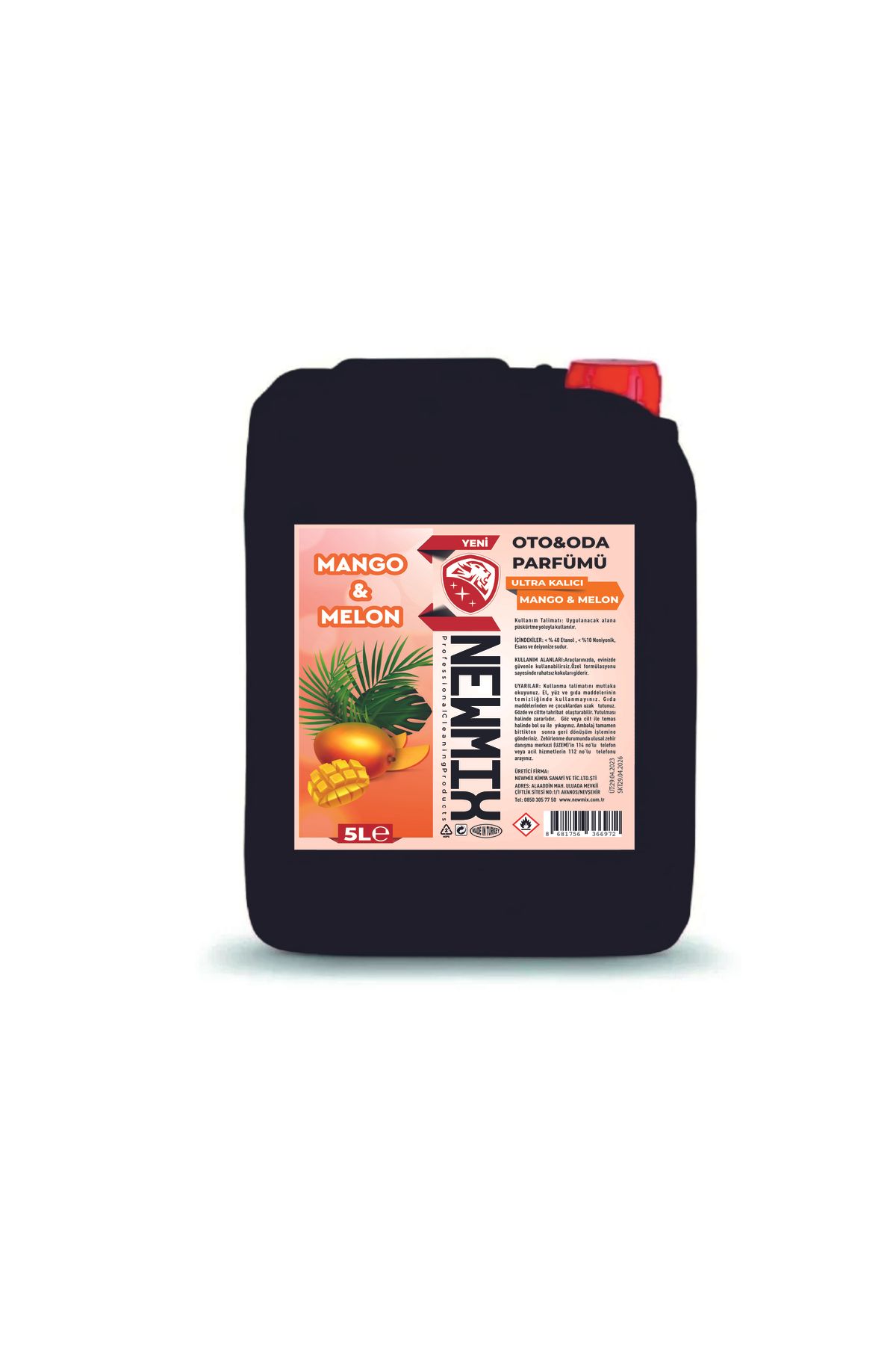 NEWMİX Mango&Melon Oto&Oto Parfümü 5 Kg