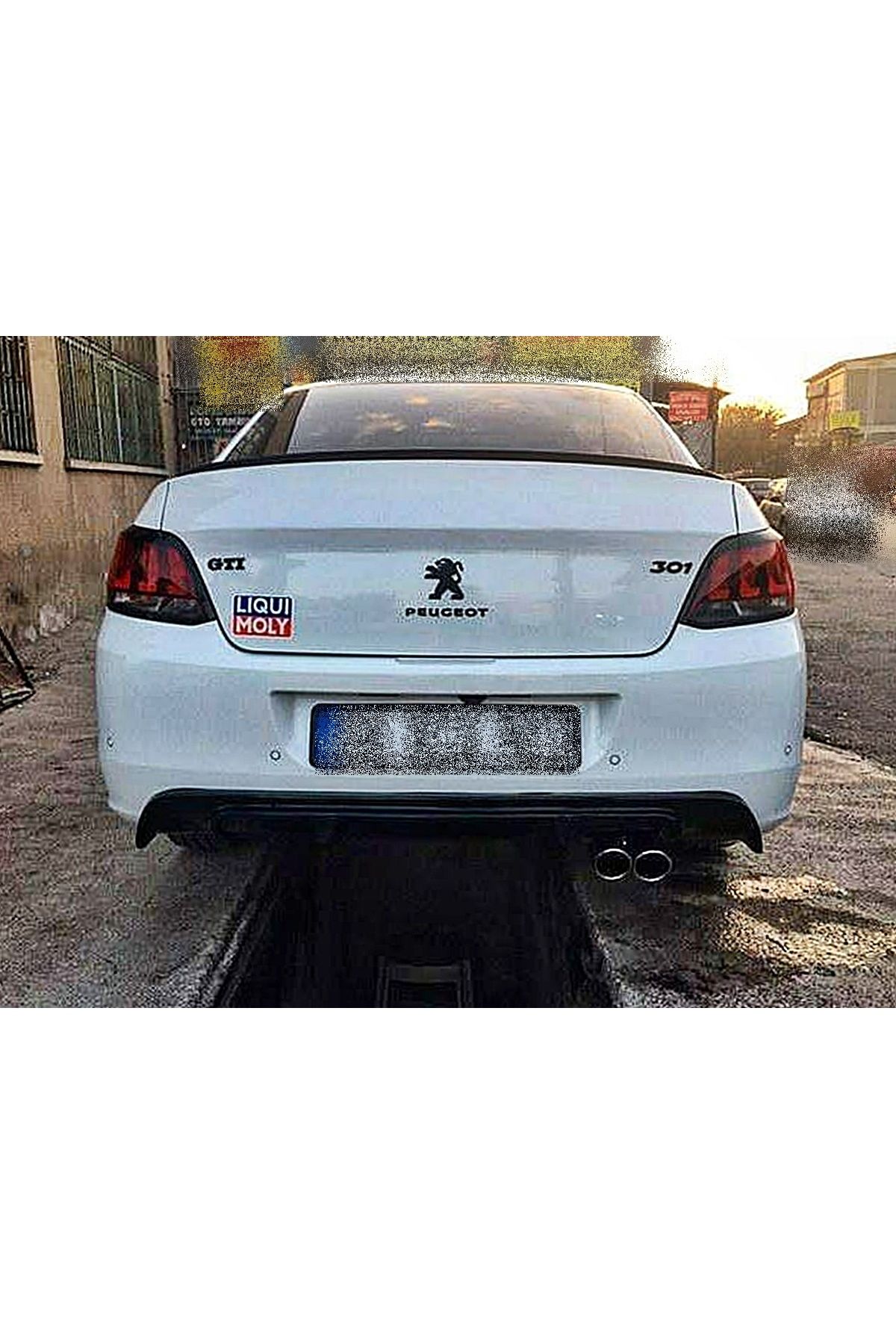 ANKARA BODYKİT PEUGEOT 301 DİFÜZÖR - PLASTİK - PARLAK SİYAH