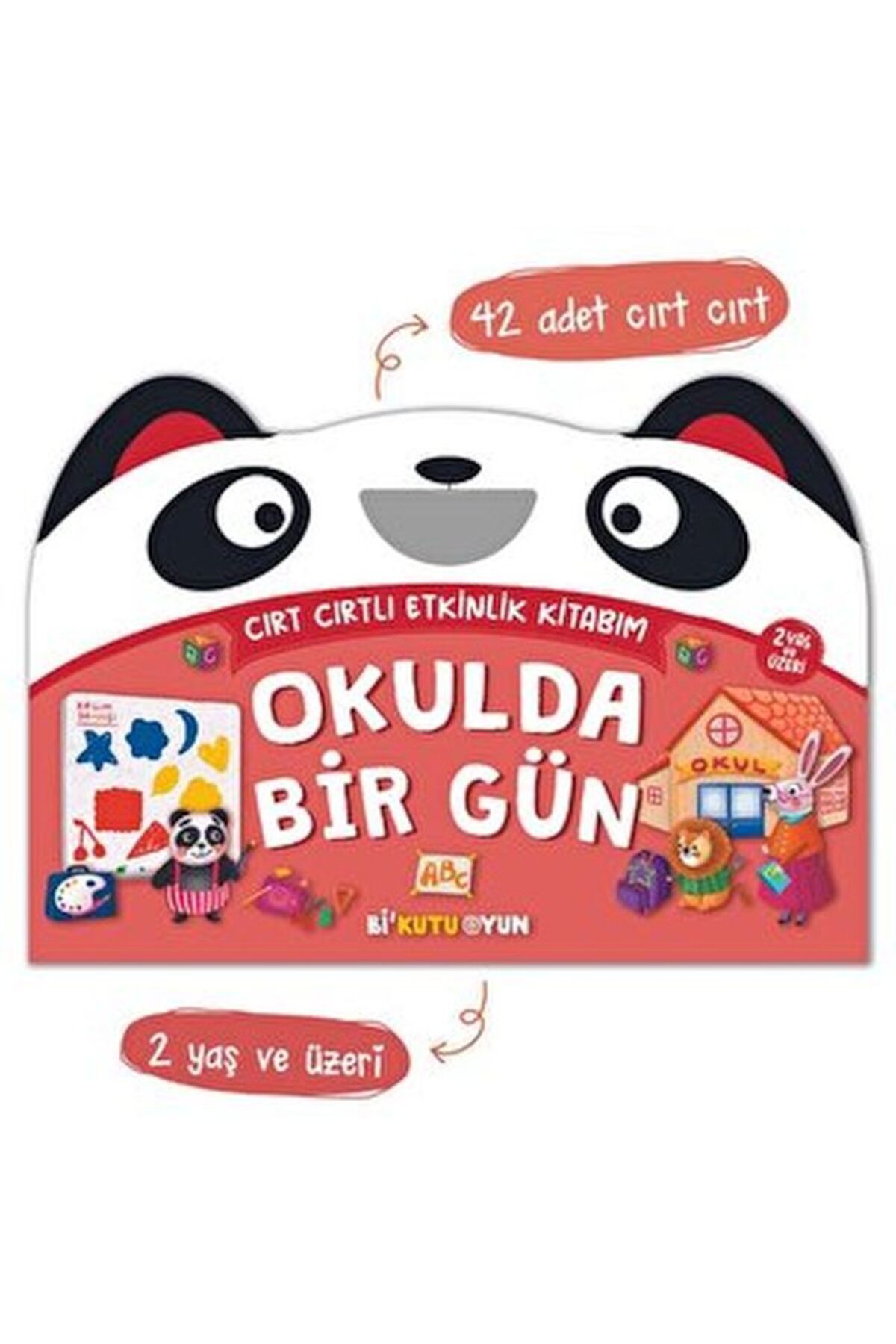 Wange Cırt Cırtlı Etkinlik Kitabım - Okulda Bir Gün (2+ Yaş)