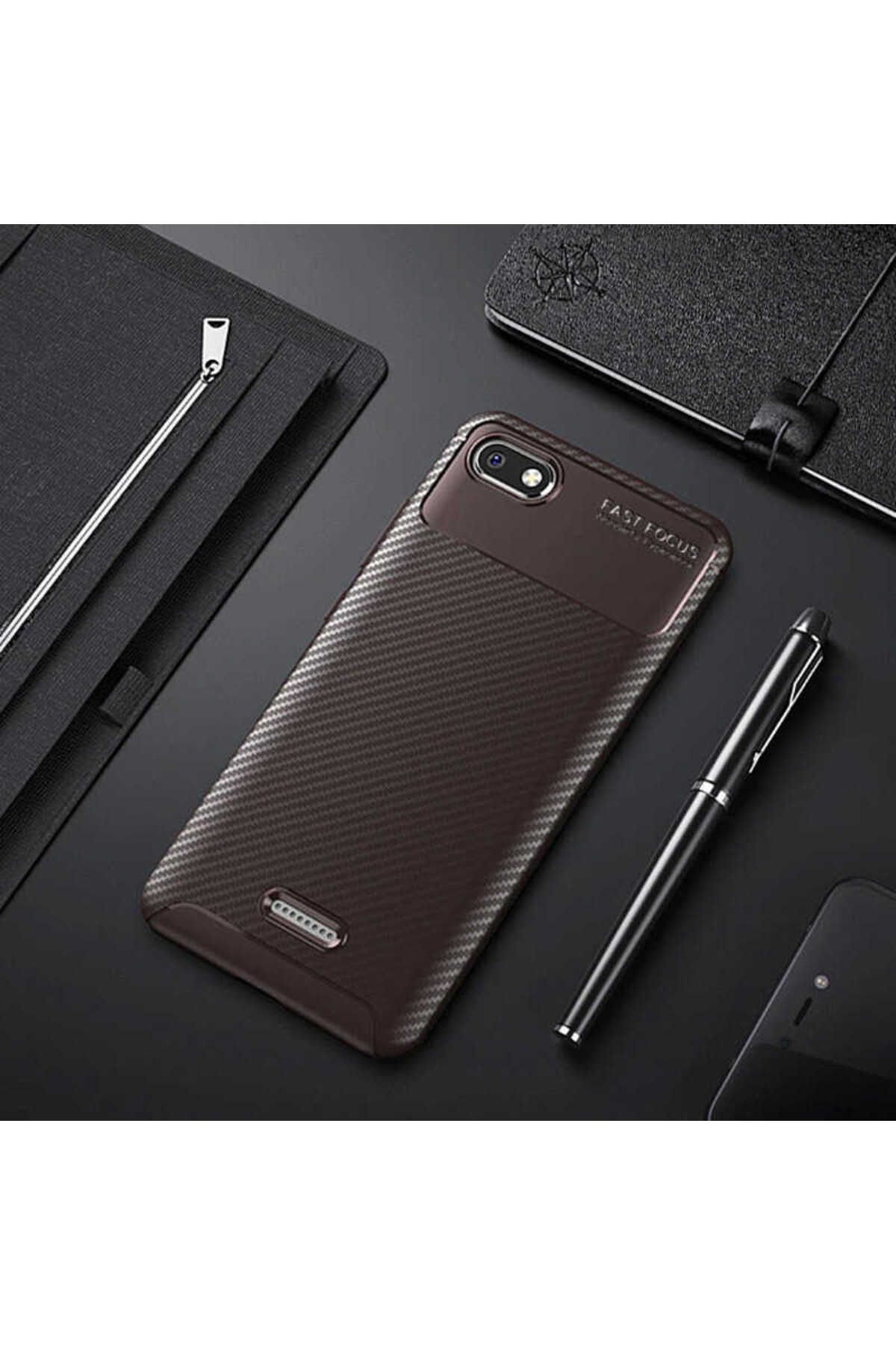 gaappy Fib Serisi Xiaomi Redmi 6A Kahverengi Kapak
