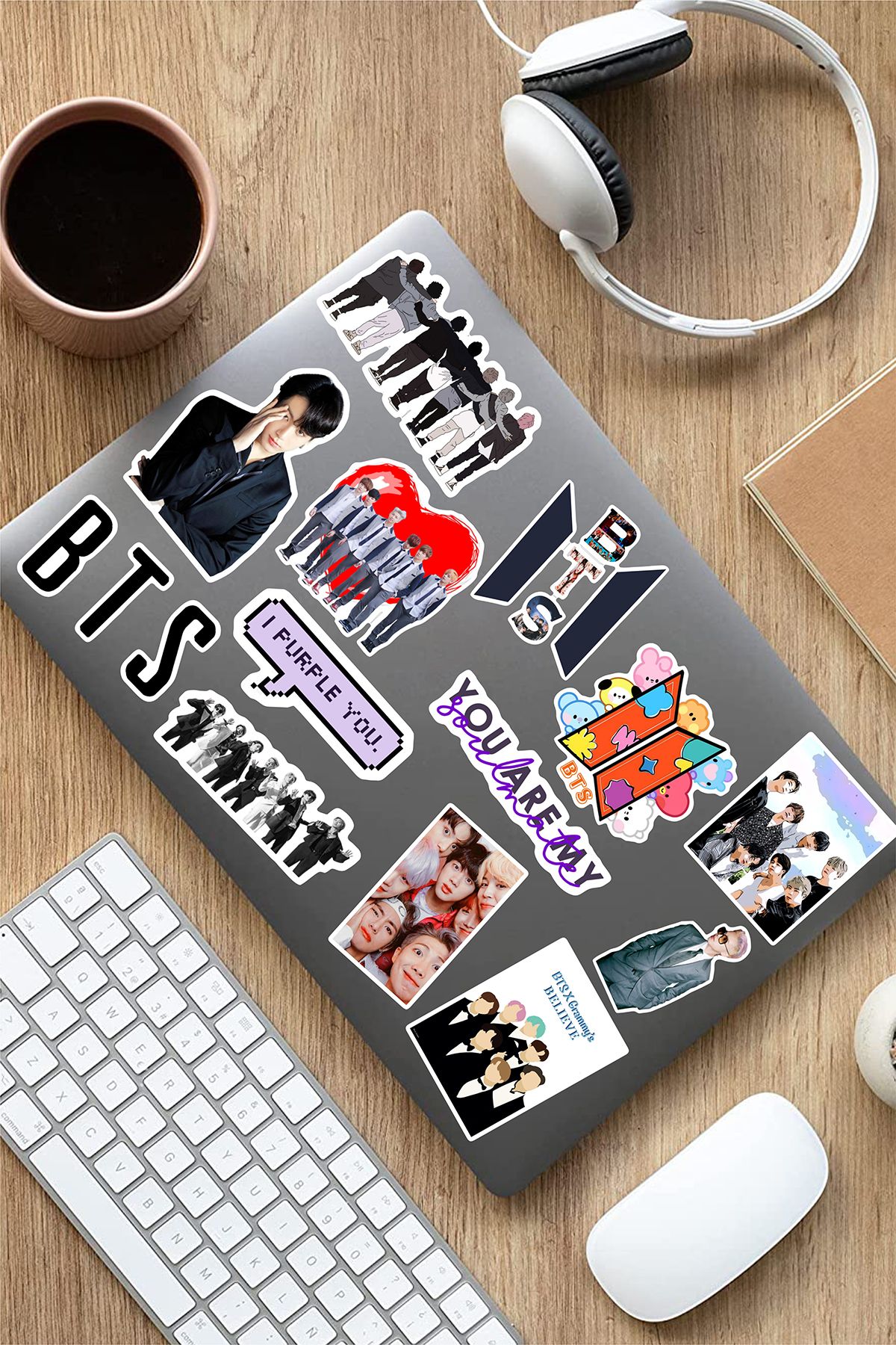 AR Sticker BTS K-Pop Laptop Notebook Tablet Sticker Set 2