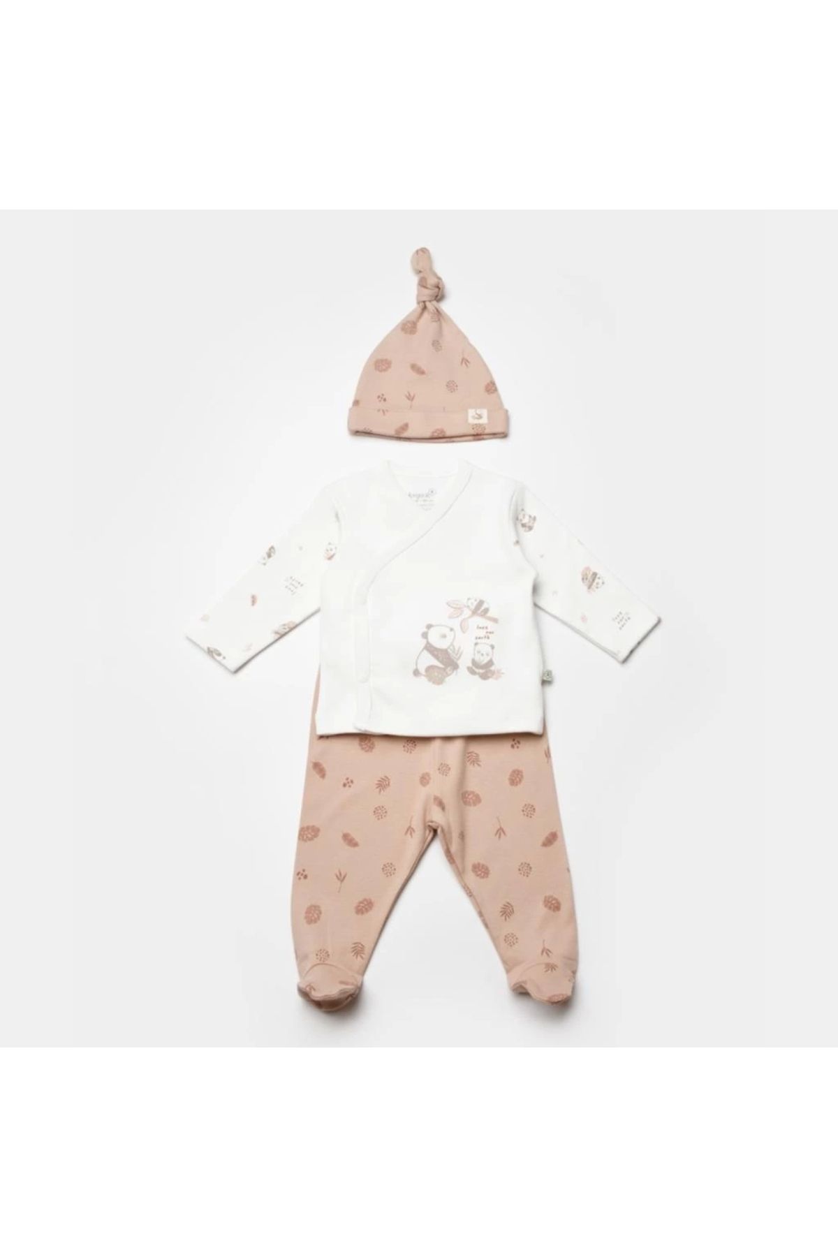 NessiWorld Nessiworld Bibaby Biorganic Love Our Earth 3 Parça Set 73345 Mocha