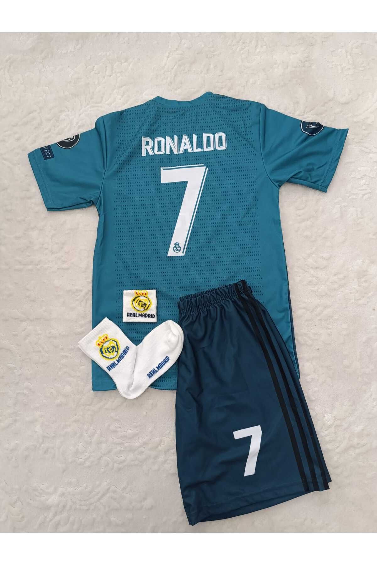 Pupa Yelken < Ronaldo Kısa Kol Turkuaz 4 Lü Set Çocuk Forması .eknc40.