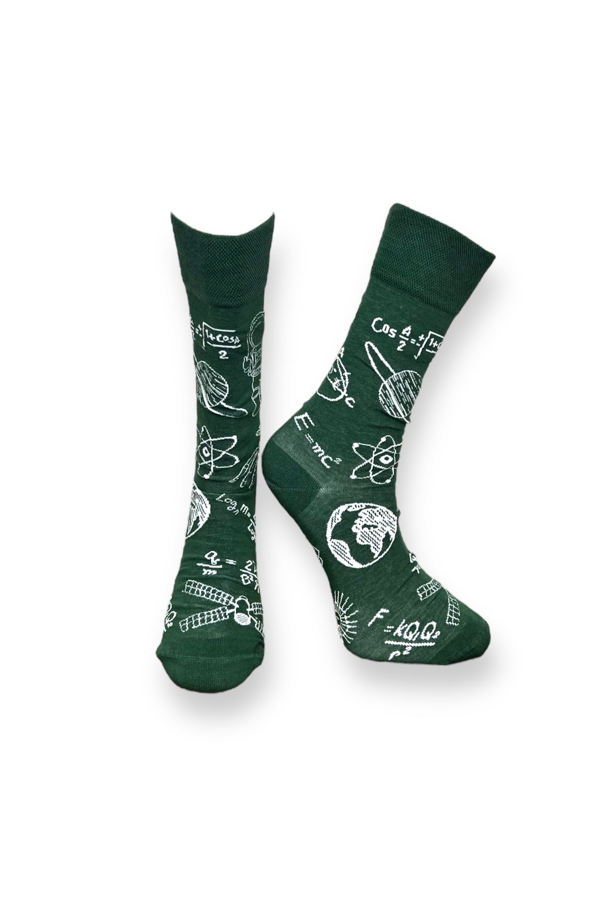 Mevo-3-Piece Unisex Flexible Moisturizing Cotton Colorful and Patterned Socks 6
