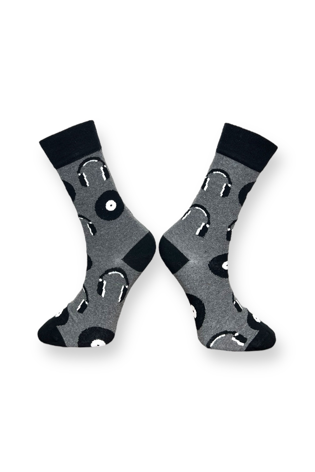 Mevo-3-Piece Unisex Flexible Moisturizing Cotton Colorful and Patterned Socks 3