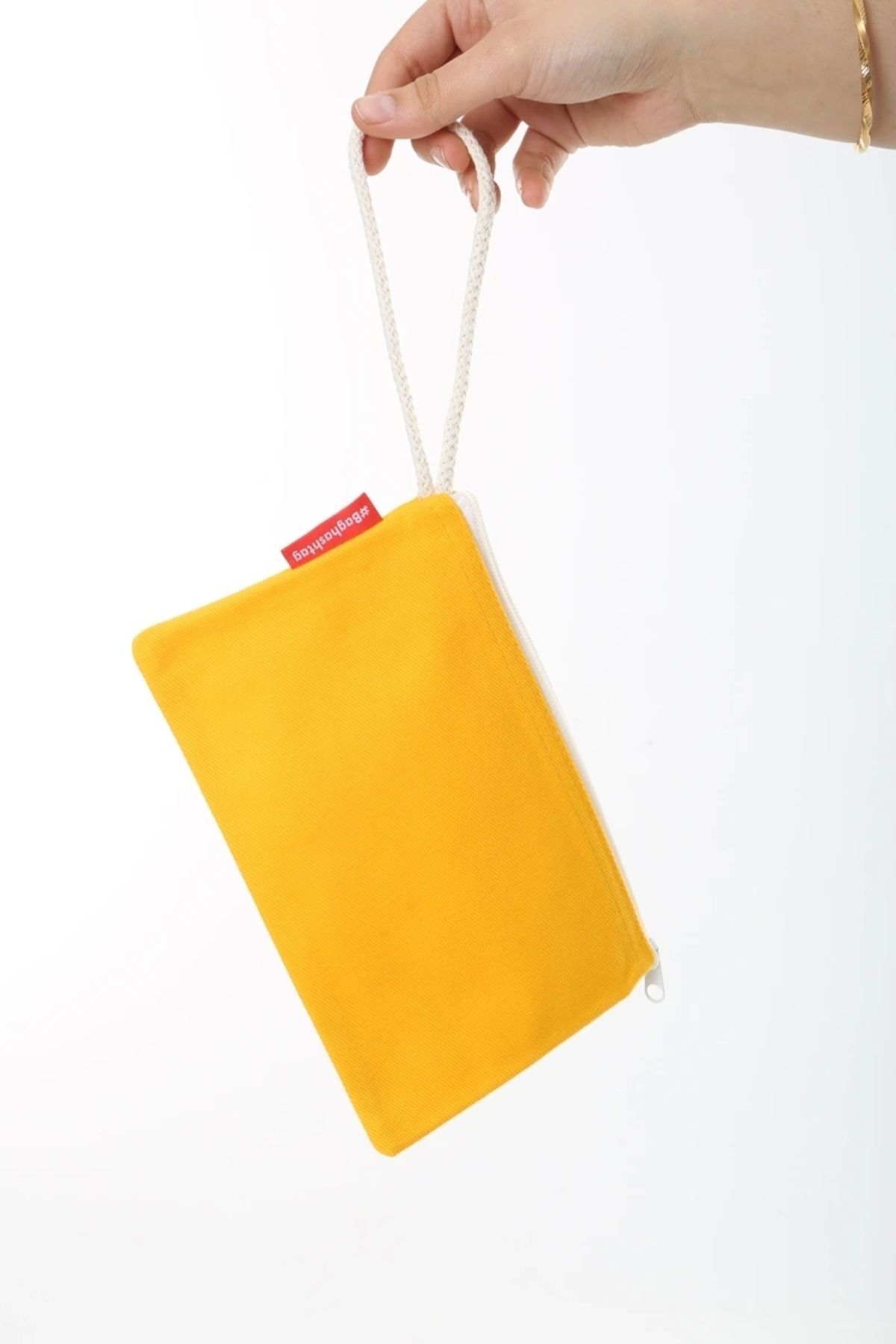 shoecide-Yellow Clutch Cloth Bag 3