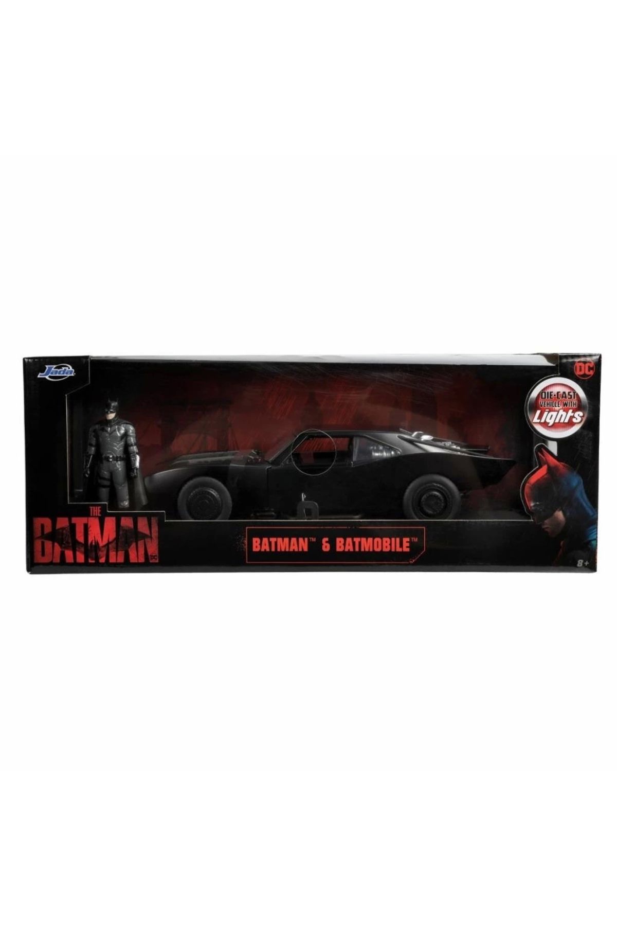 TWOX Çocuk 253216002 Jada Batman Batmobile 2022, 1:18 Beni Deneyin