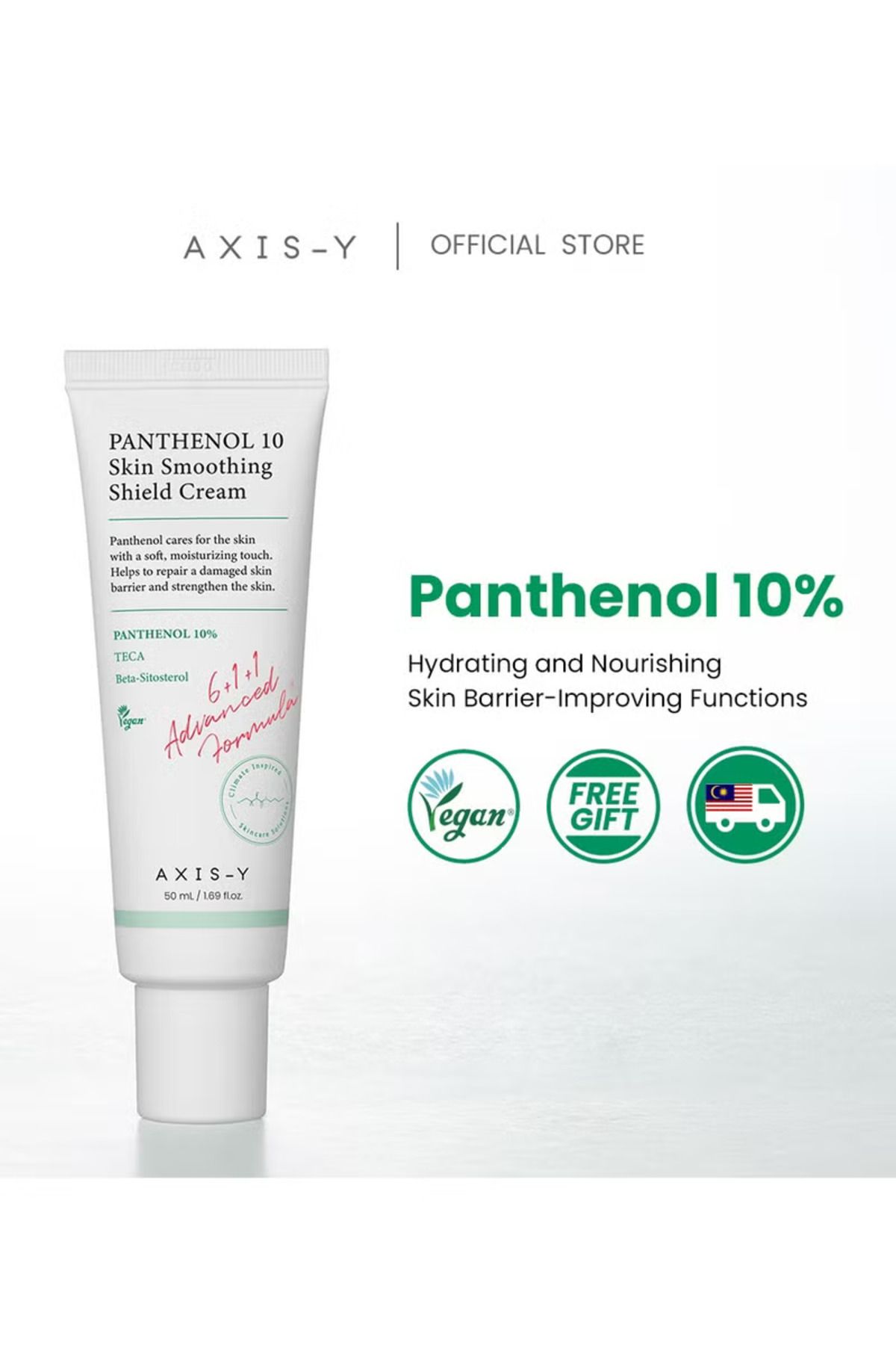AXIS-Y-AXIS -Y Panthenol 10 Skin Smoothing Shield Cream 50 ML 2
