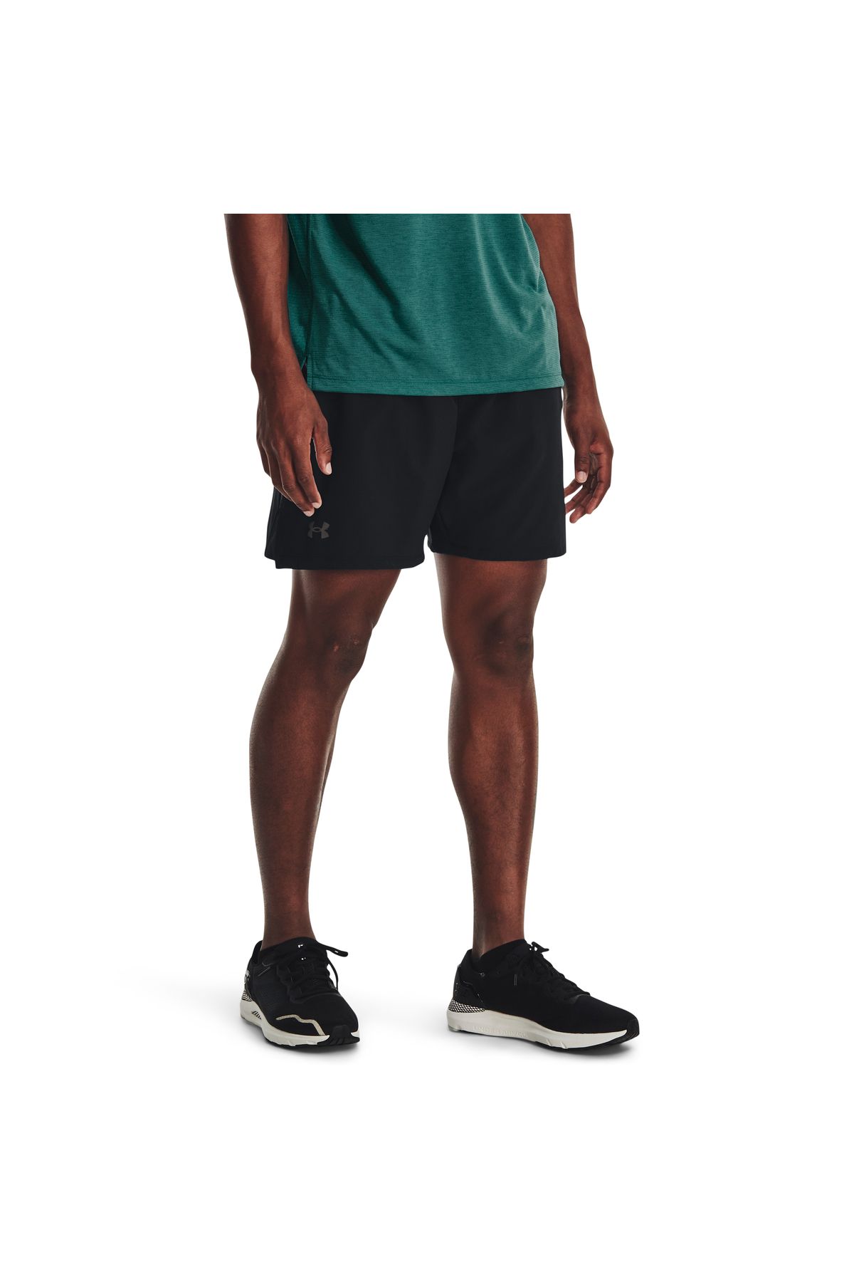 شورت ورزشی مشکی مردانه های نخبگان 7 '' ua راه اندازی شده 1376508 001 Under Armour