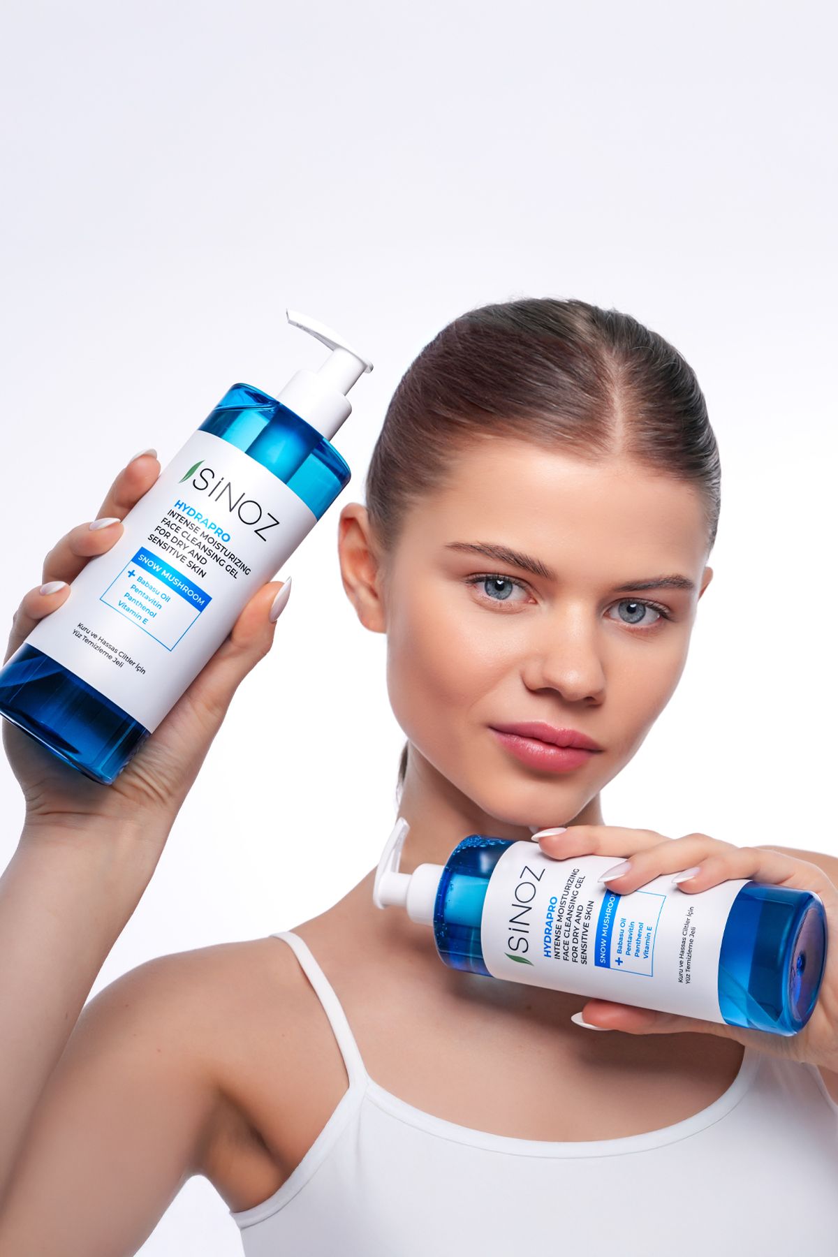 SİNOZ-Hydrapro čistiaci gél na tvár pre suchú a citlivú pleť 400 ml 5