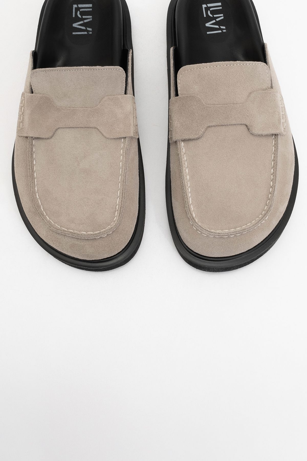 دمپایی نود زنانه جیر بژ Laven Beige اورجینال luvishoes