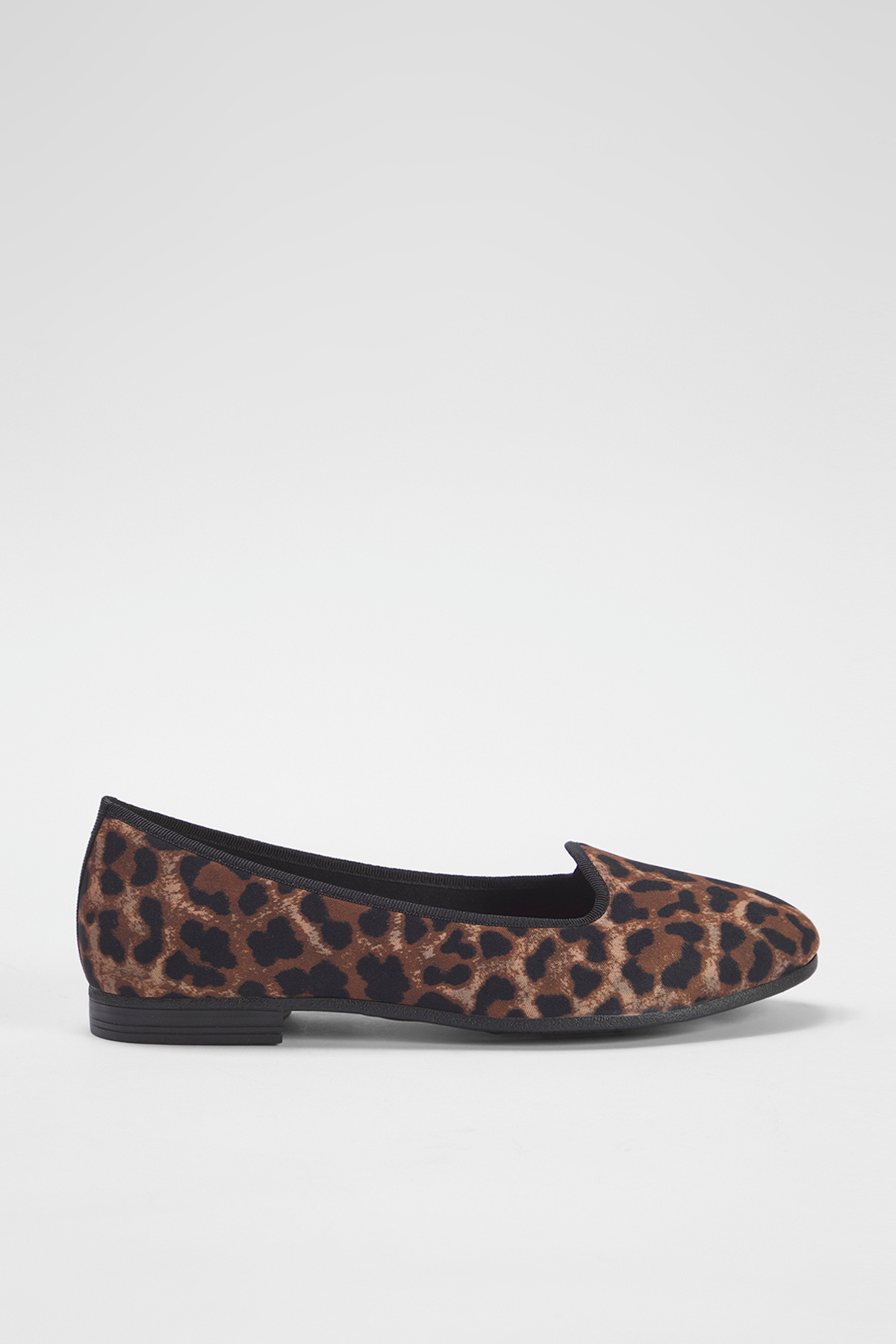TRENDYOL SHOES-Leopard Patterned Brown Flexible Sole Women's Ballerinas Takss25Be00021 4