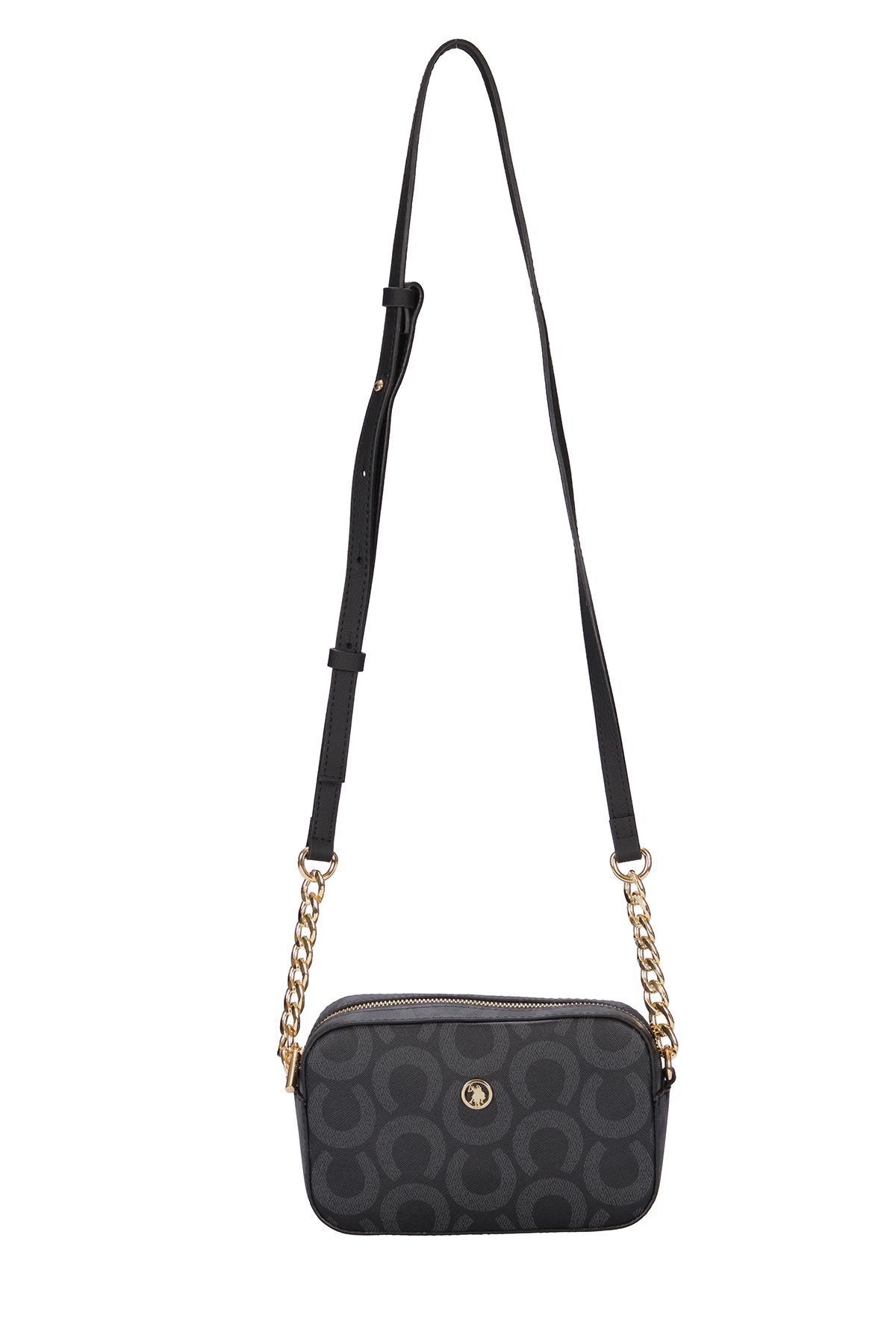 کیف مسنجر زنانه مشکی Us25165 U.S. Polo Assn.