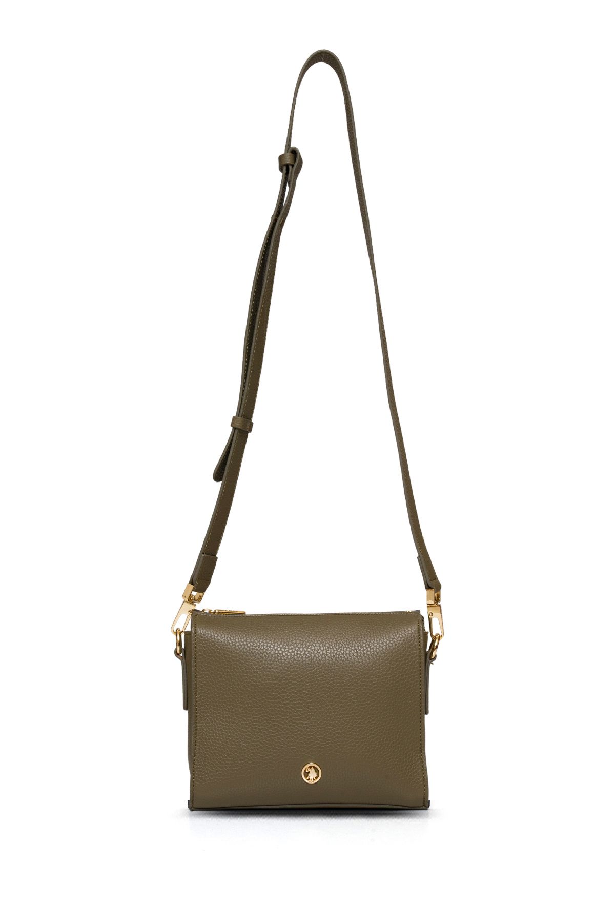 کیف شانه زنانه خاکی Us25204 U.S. Polo Assn.