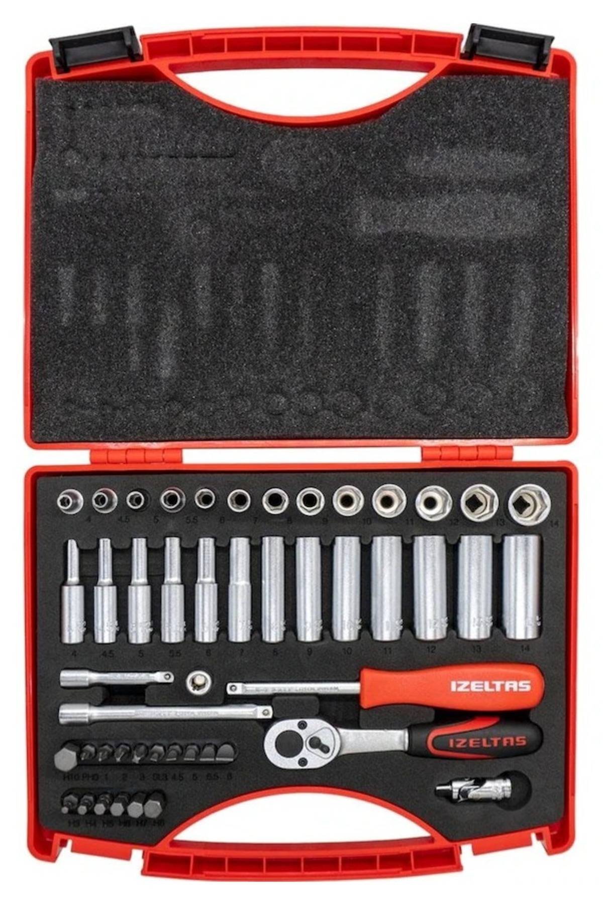 Marka-Izeltas Socket Set 1/4 Key and Bit Set 48 Pieces 3