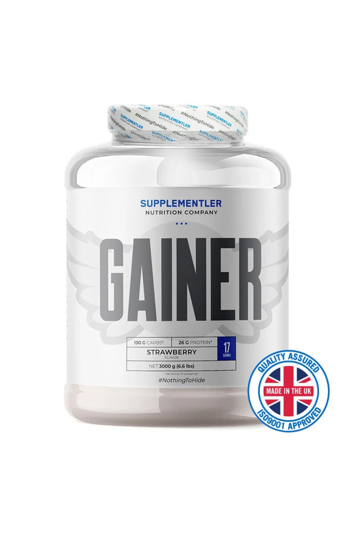 Supplementler Gainer 3000 gr - Çilek