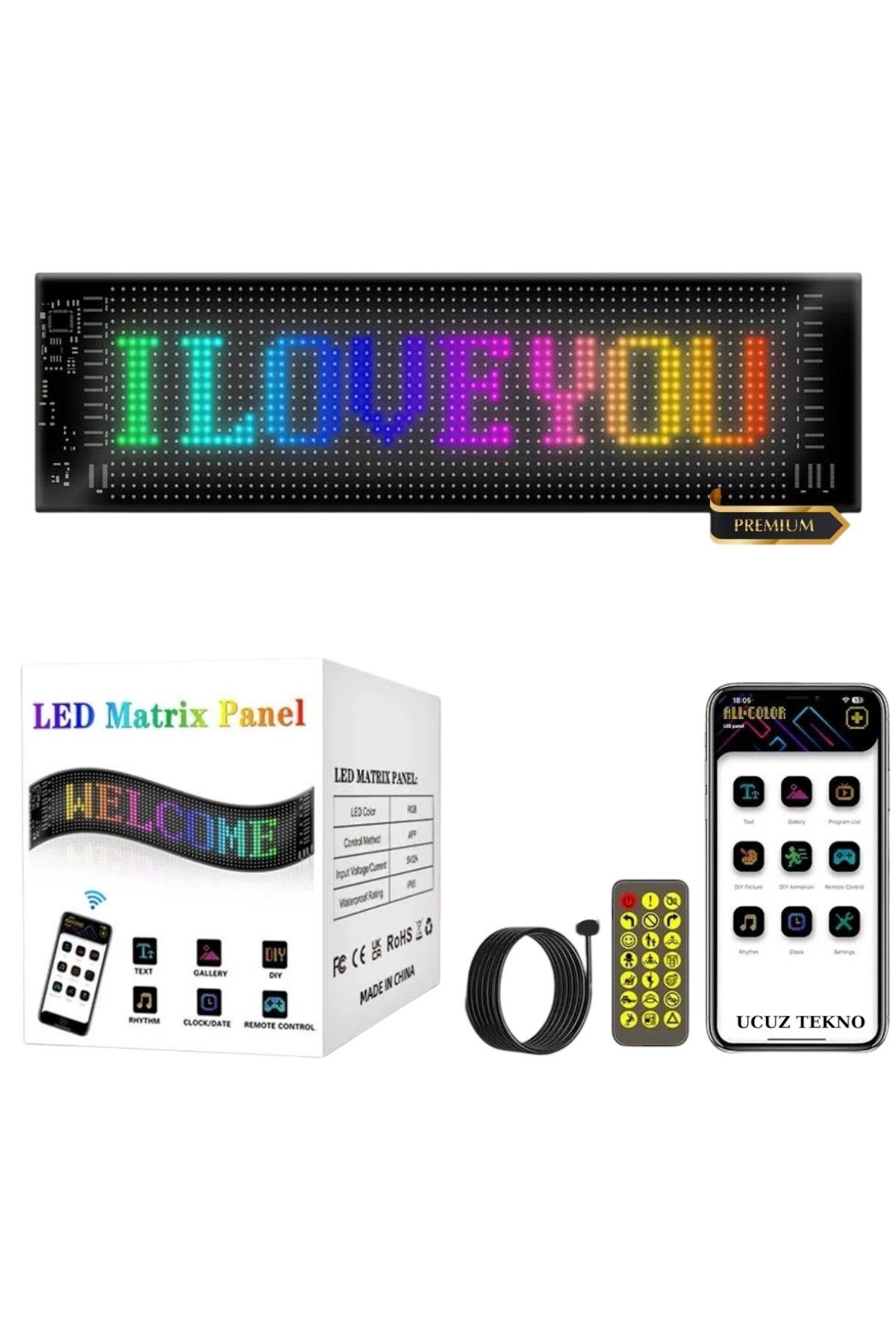 Boskord LED MATRİX 16X96