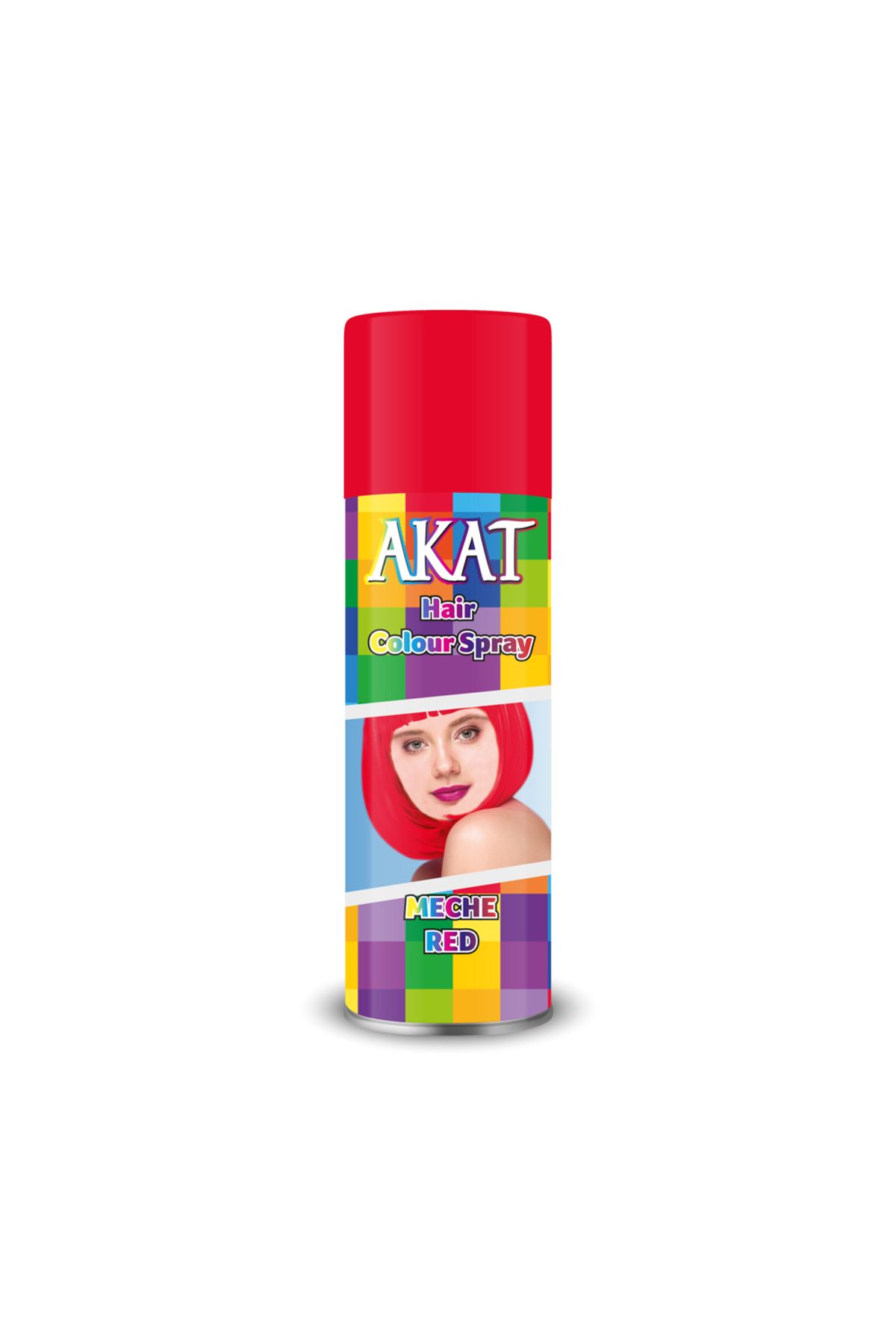 Akat Gardi Akat Renkli Saç Spreyi Meche 180 Ml Kırmızı