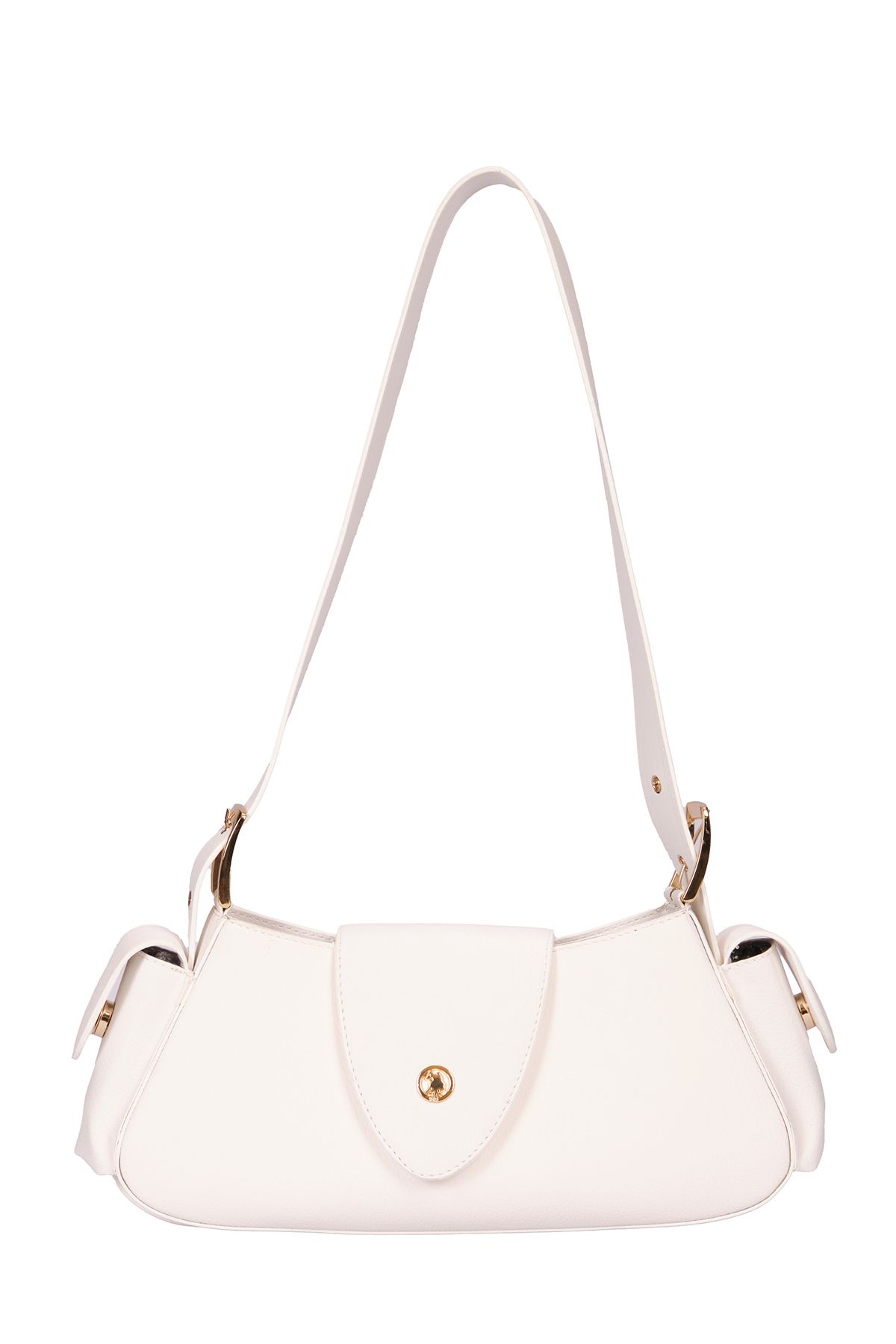 کیف مسنجر زنانه سفید Us25144 U.S. Polo Assn.