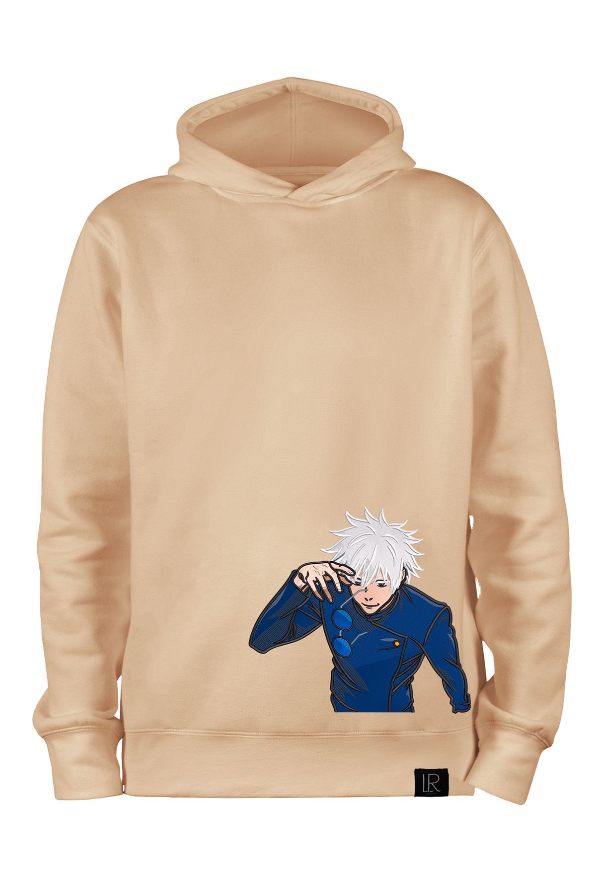 Loviras Gojo Satoru Hoodie – Jujutsu Kaisen Anime Tasarım, Oversize Unisex Sweatshirt, Yüksek Kalite