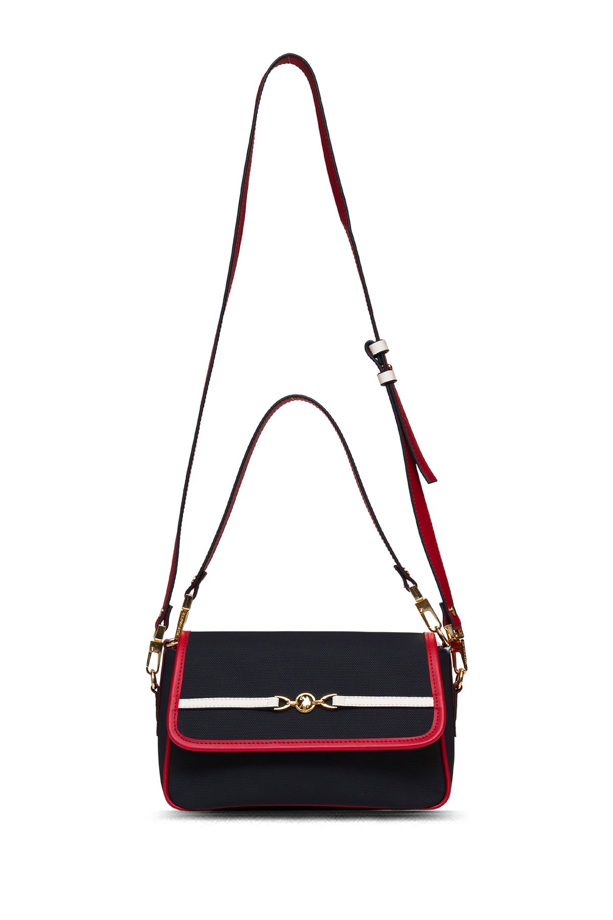 کیف سرشانه زنانه آبی-قرمز-سفید Us25241 U.S. Polo Assn.